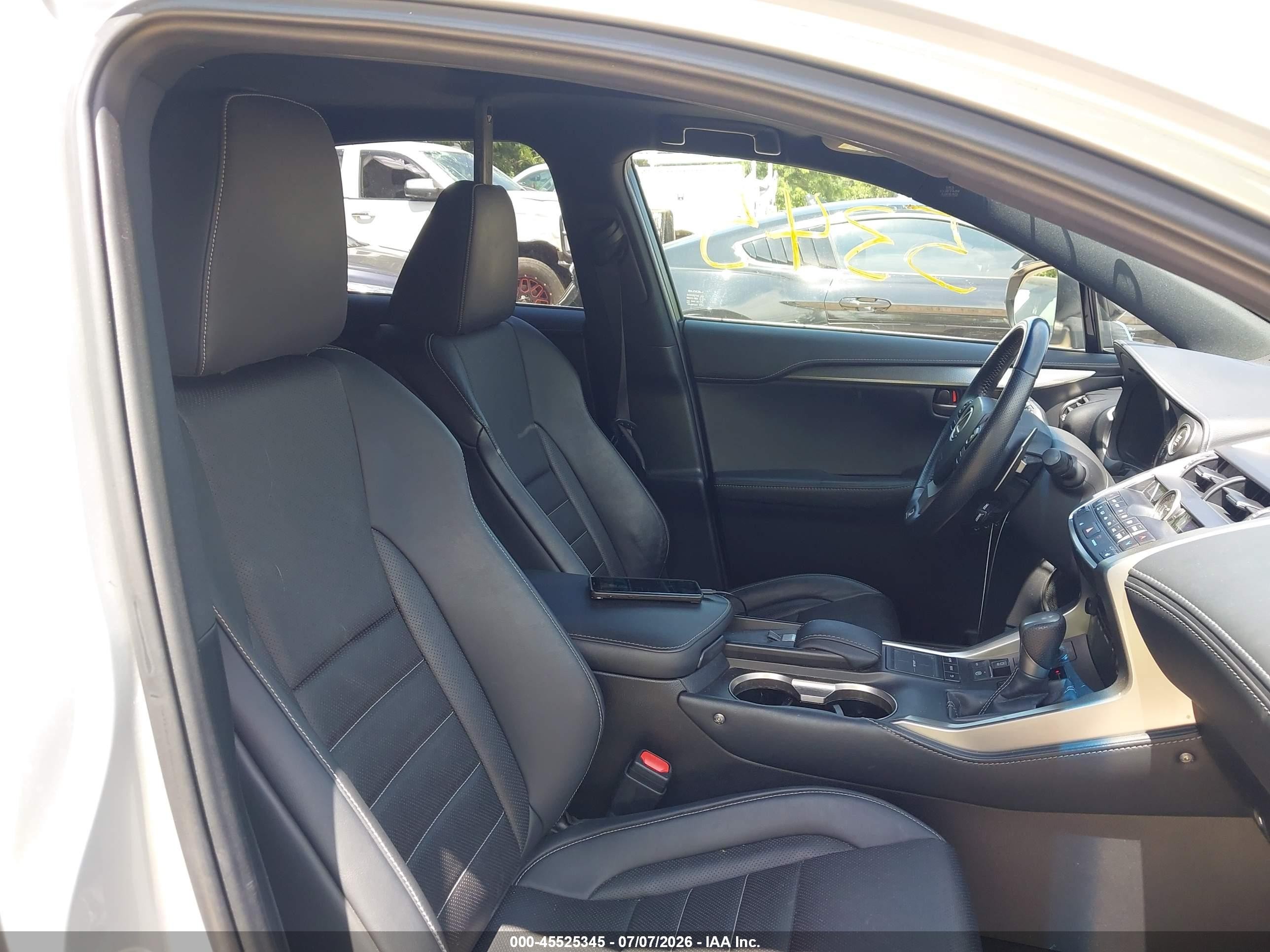 2015 Lexus Nx 200t F Sport Silver vin: JTJBARBZXF2031630