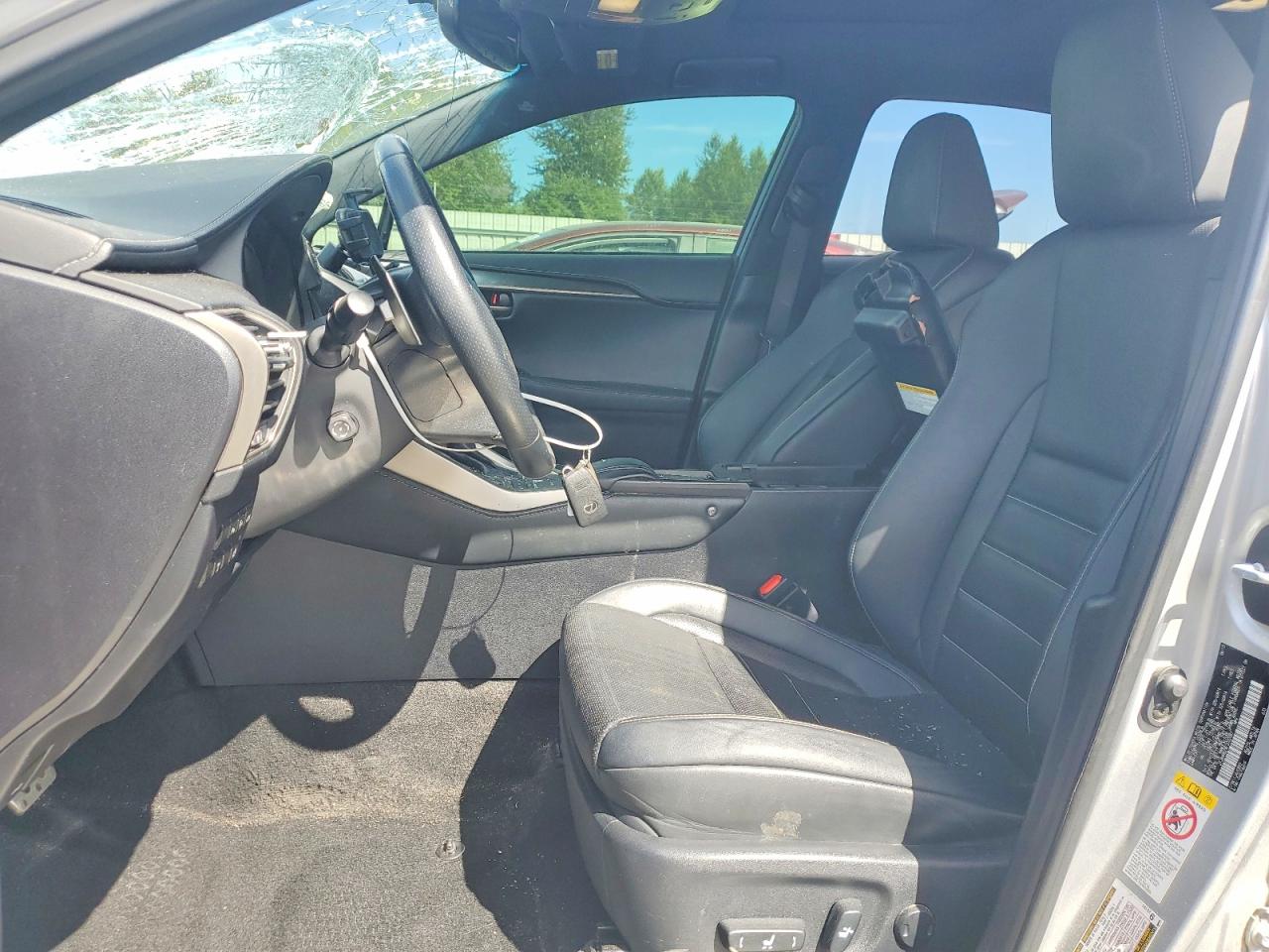 2015 Lexus Nx 200t Silver vin: JTJBARBZXF2032387