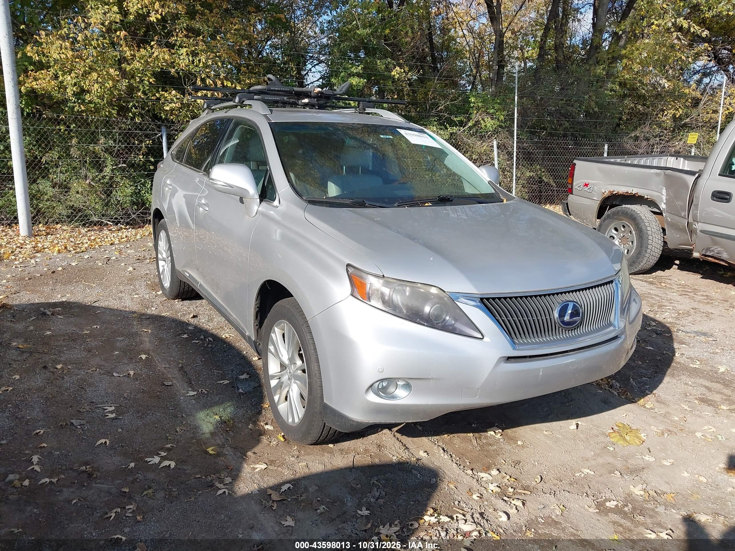 2010 Lexus Rx 450h   Silver vin: JTJBC1BA0A2005925