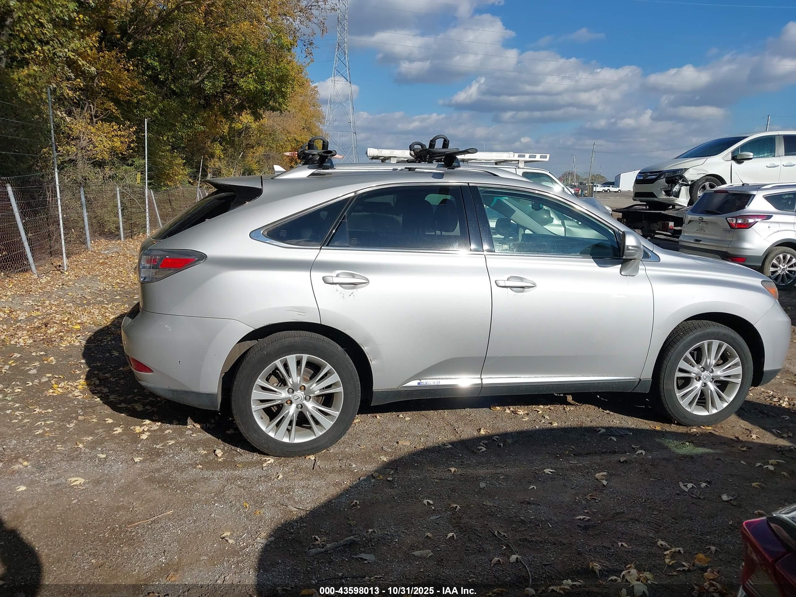 2010 Lexus Rx 450h   Silver vin: JTJBC1BA0A2005925