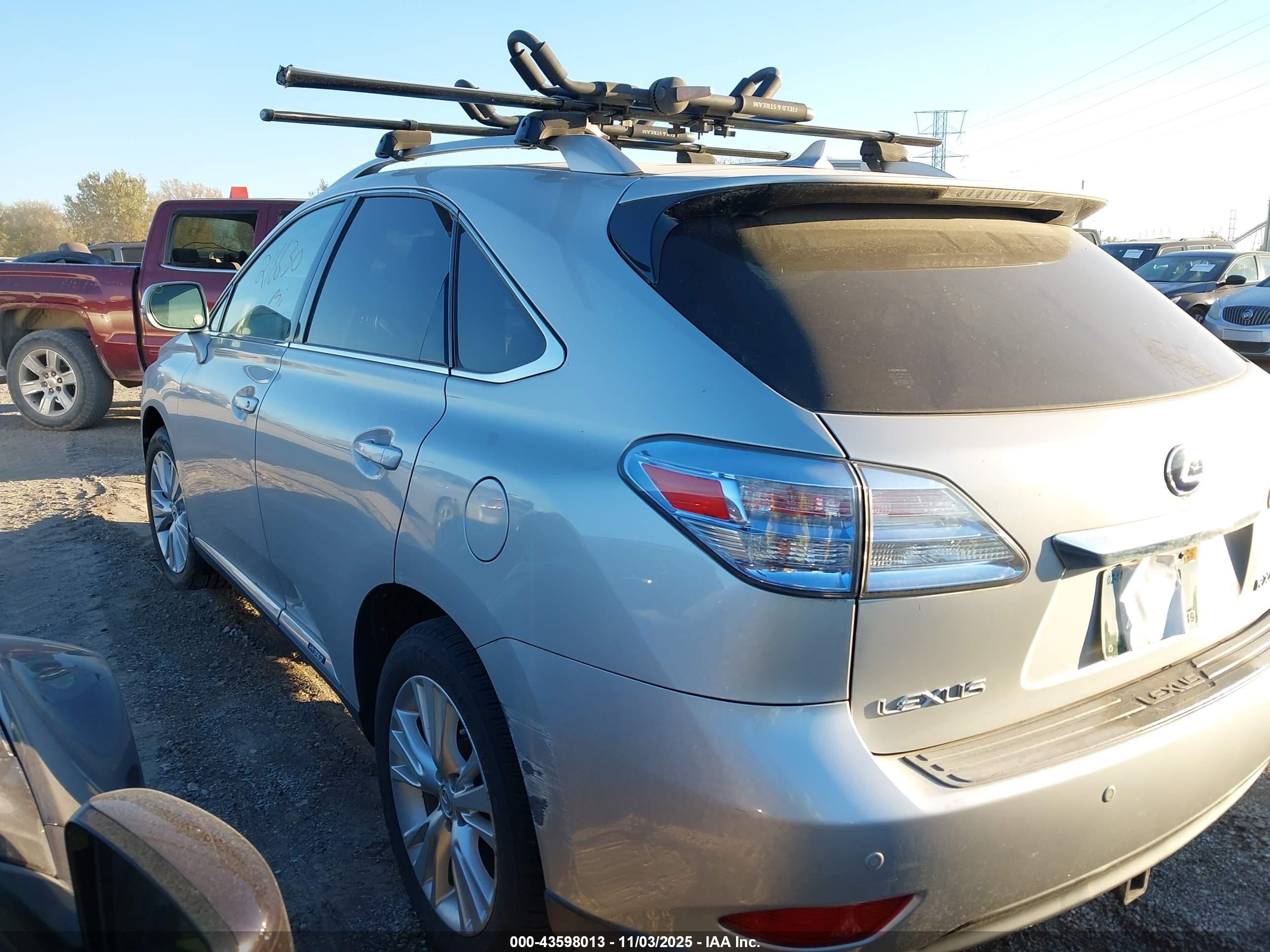 2010 Lexus Rx 450h   Silver vin: JTJBC1BA0A2005925