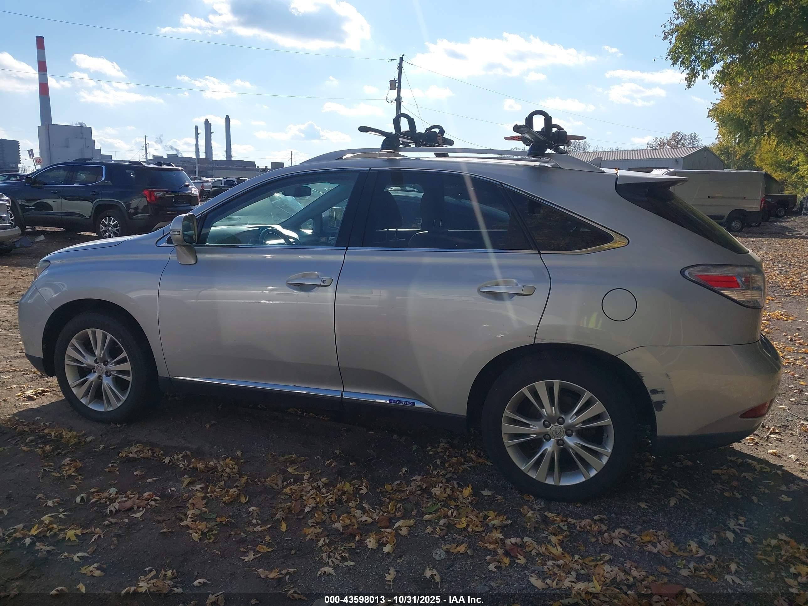 2010 Lexus Rx 450h   Silver vin: JTJBC1BA0A2005925