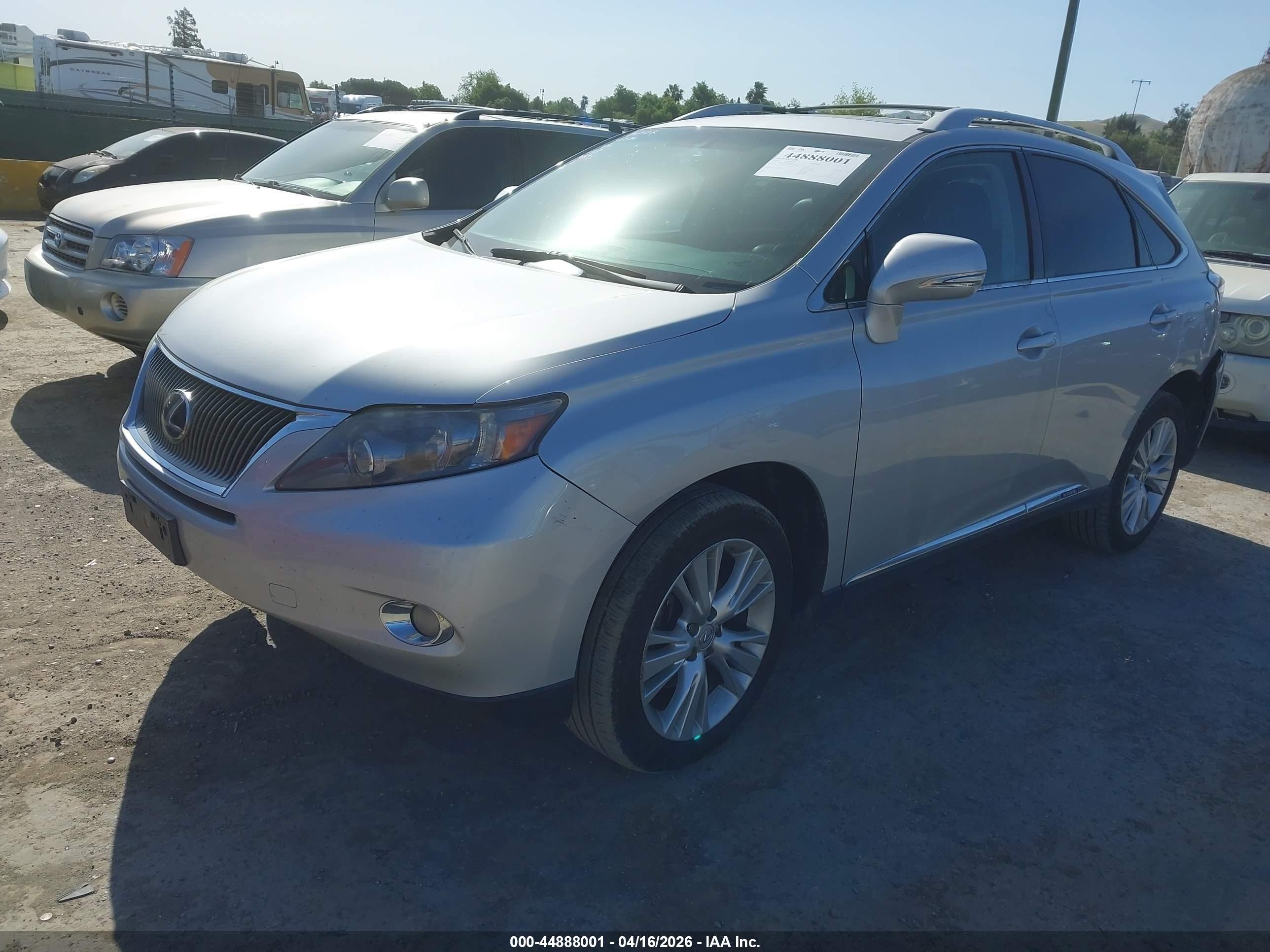 2010 Lexus Rx 450h   Silver vin: JTJBC1BA0A2006461