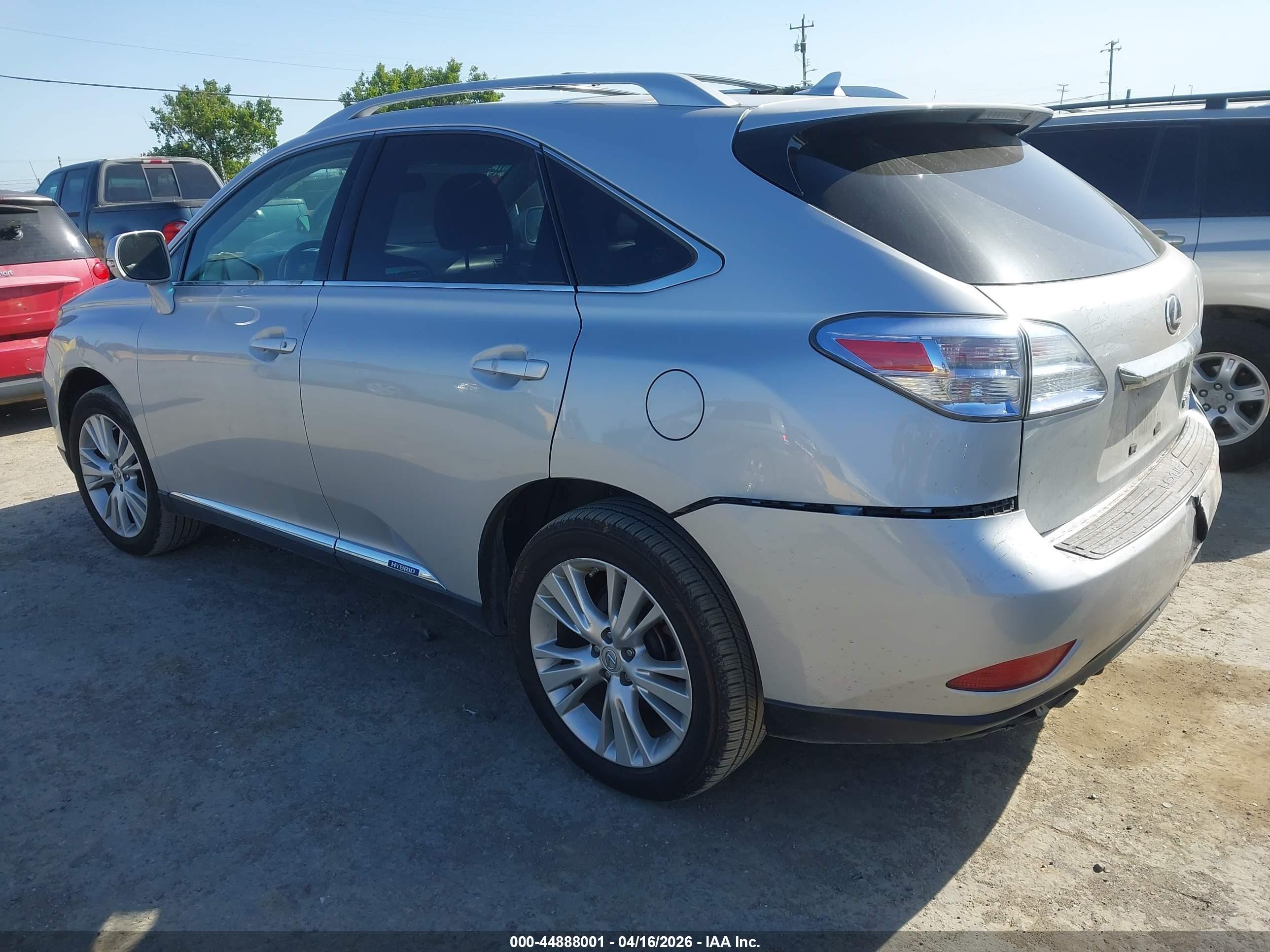 2010 Lexus Rx 450h   Silver vin: JTJBC1BA0A2006461