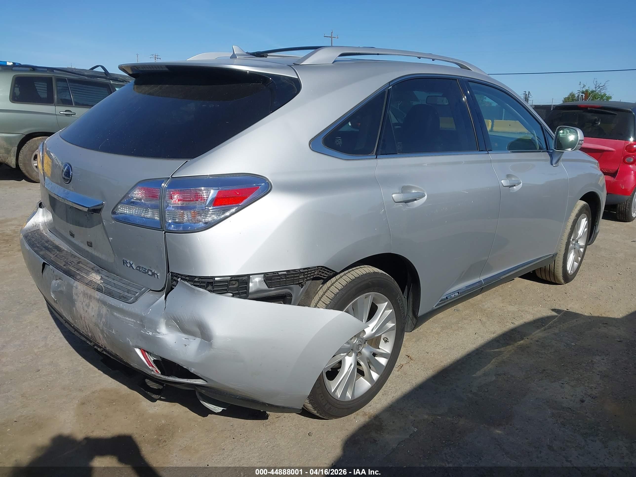 2010 Lexus Rx 450h   Silver vin: JTJBC1BA0A2006461