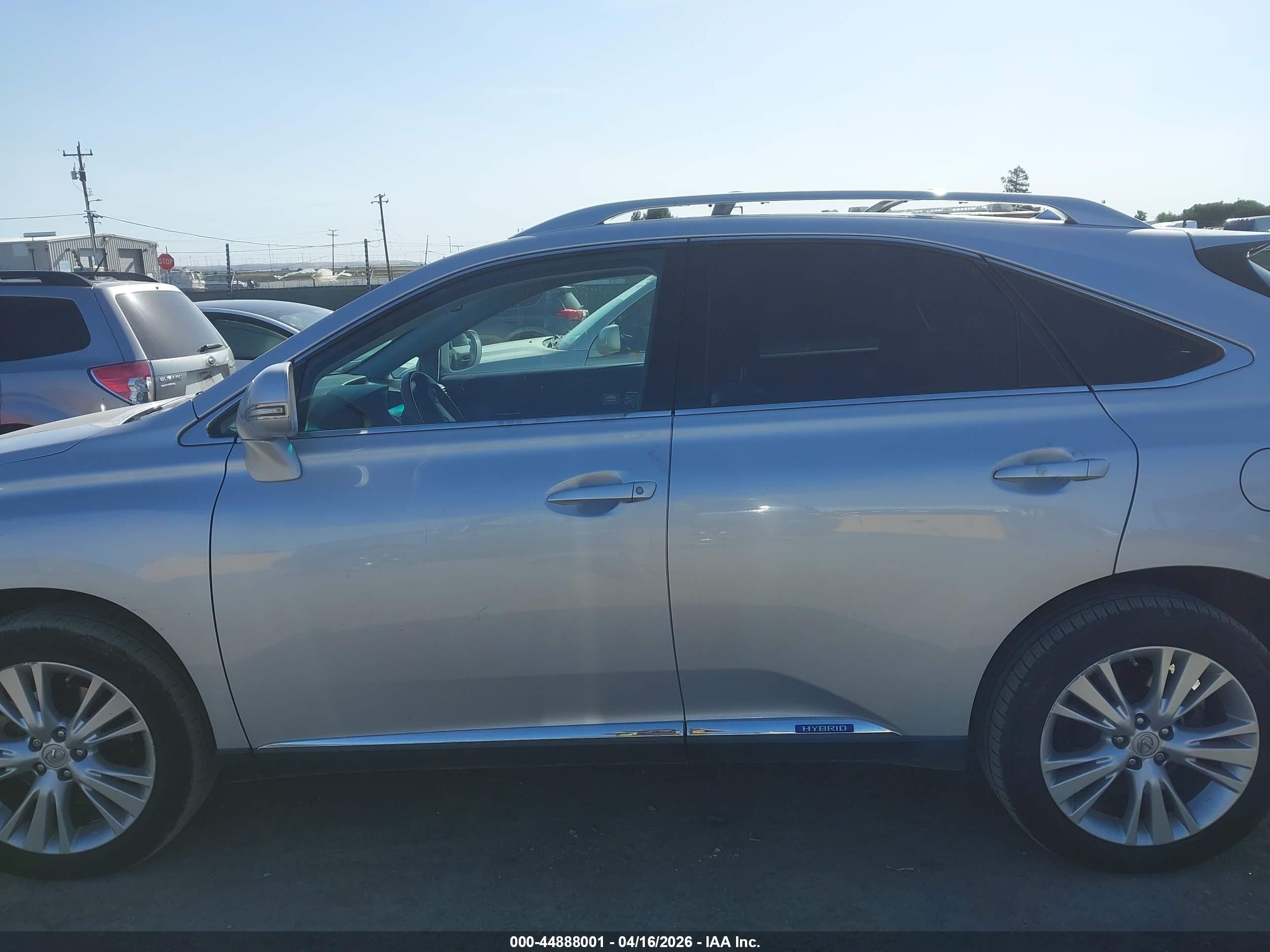 2010 Lexus Rx 450h   Silver vin: JTJBC1BA0A2006461