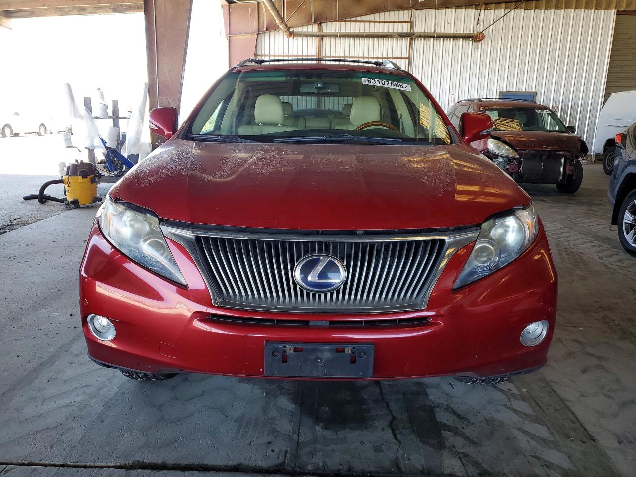 2010 Lexus Rx 450h Red vin: JTJBC1BA0A2008632