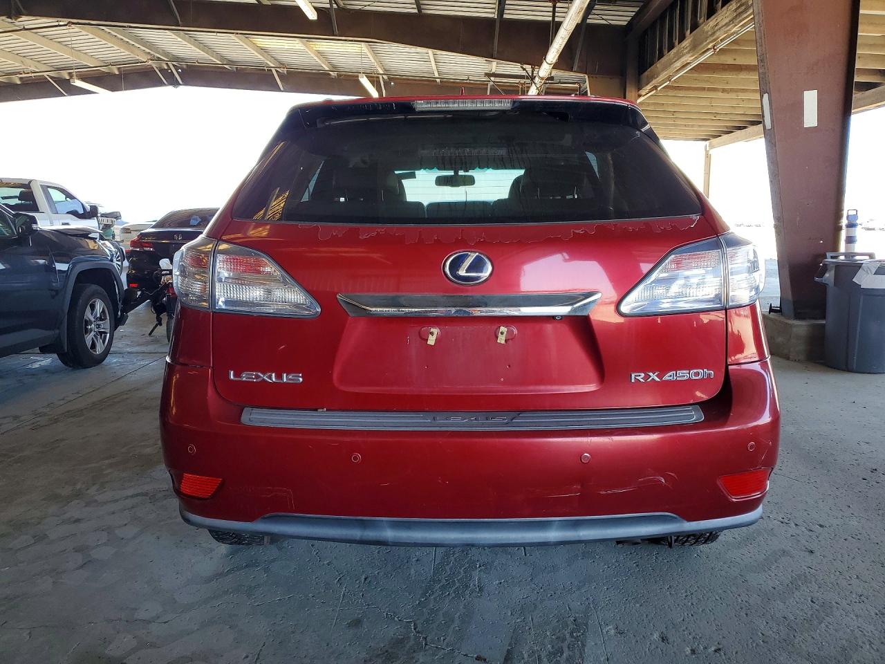 2010 Lexus Rx 450h Red vin: JTJBC1BA0A2008632