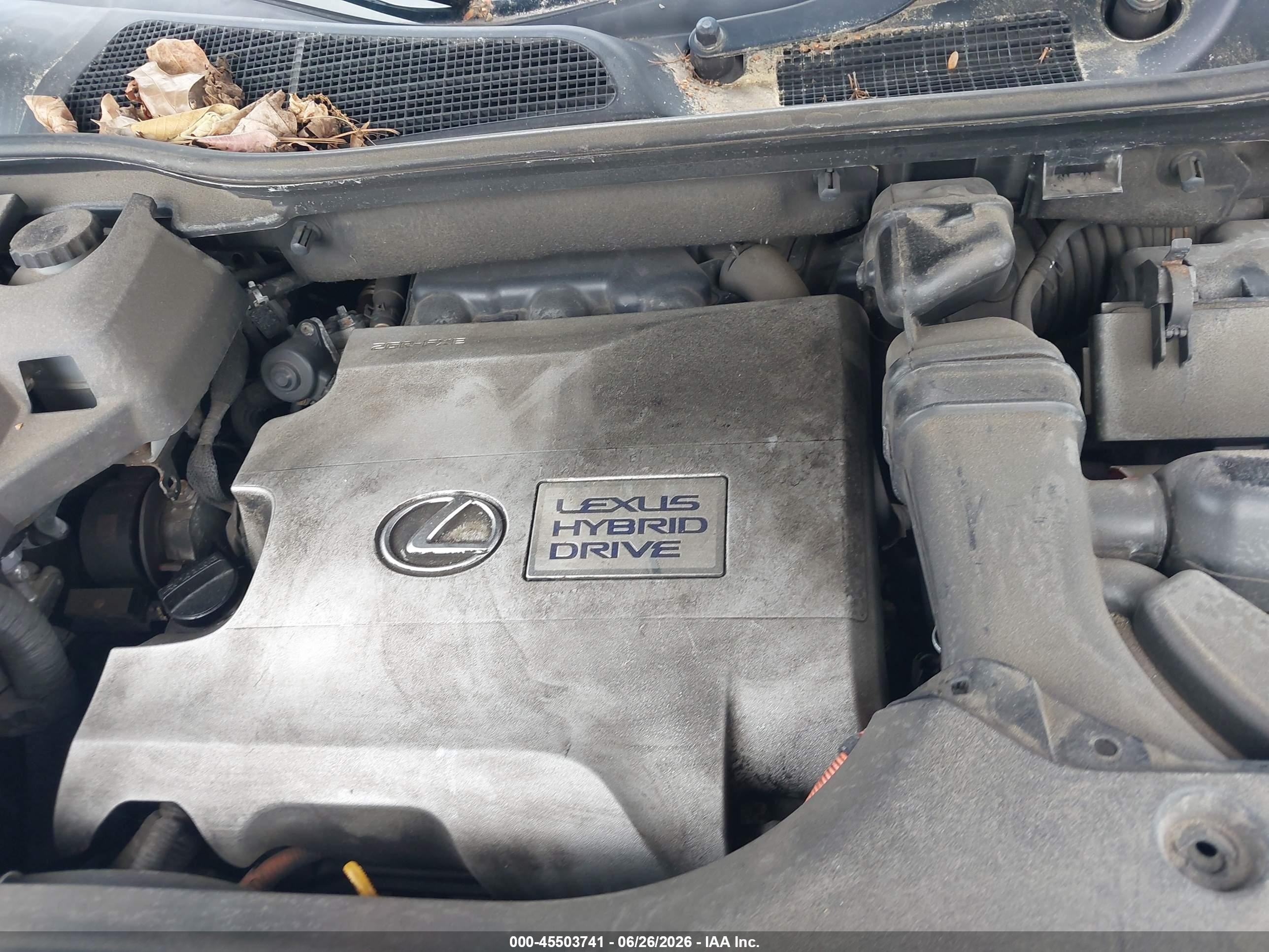 2010 Lexus Rx 450h Silver vin: JTJBC1BA0A2009814