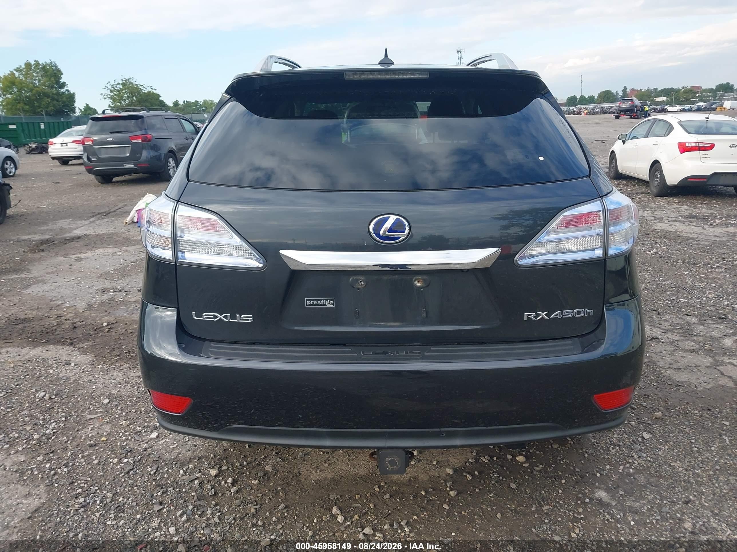 2010 Lexus Rx 450 Gray vin: JTJBC1BA0A2017797