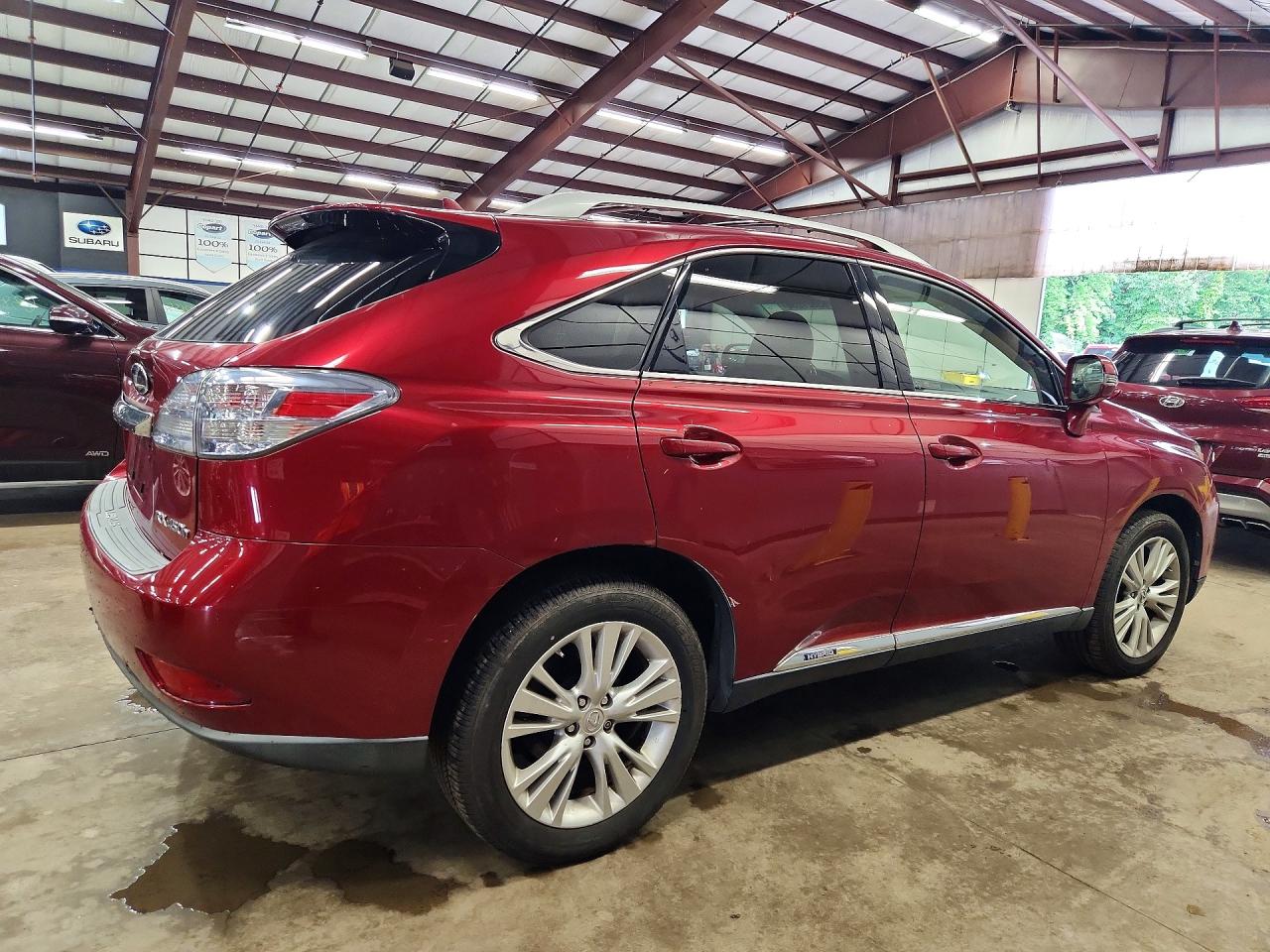 2010 Lexus Rx 450h Red vin: JTJBC1BA0A2024930