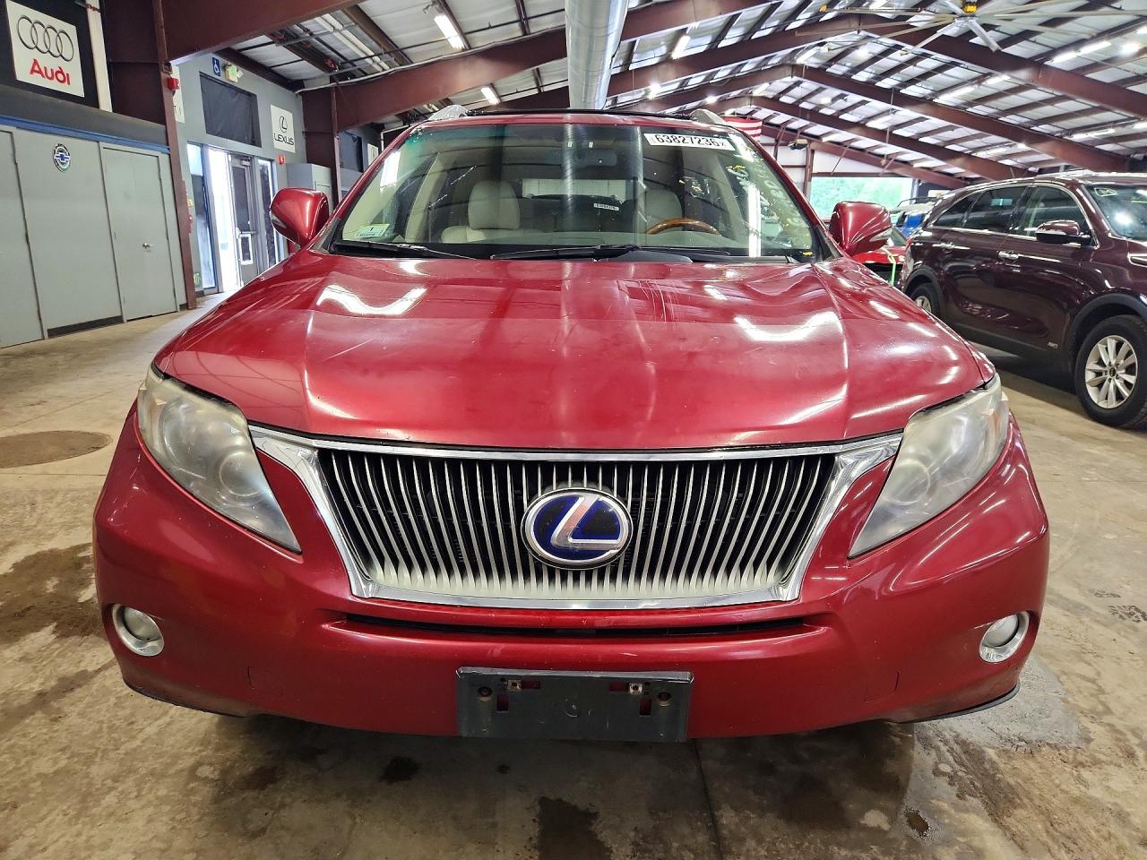 2010 Lexus Rx 450h Red vin: JTJBC1BA0A2024930