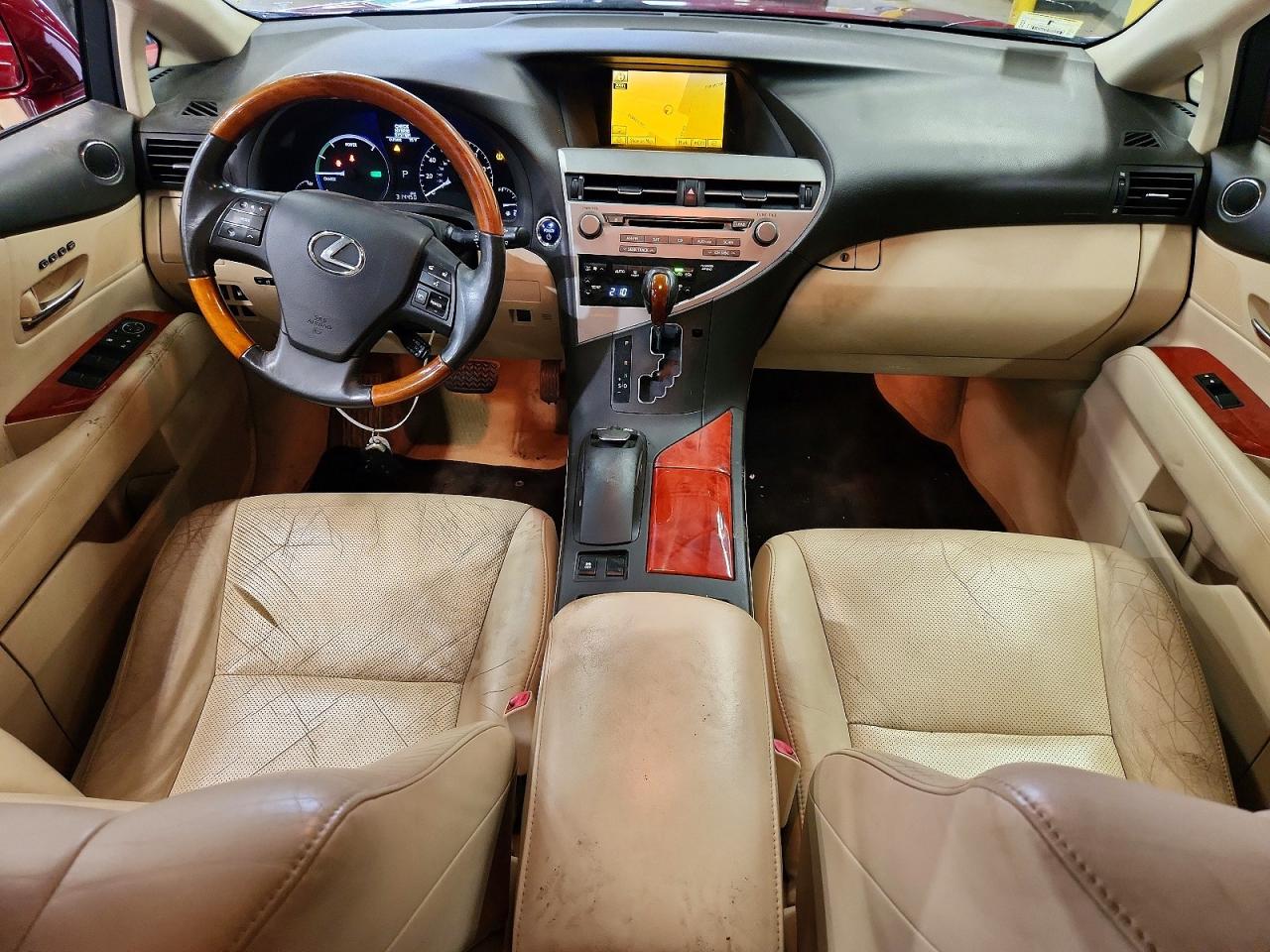 2010 Lexus Rx 450h Red vin: JTJBC1BA0A2024930