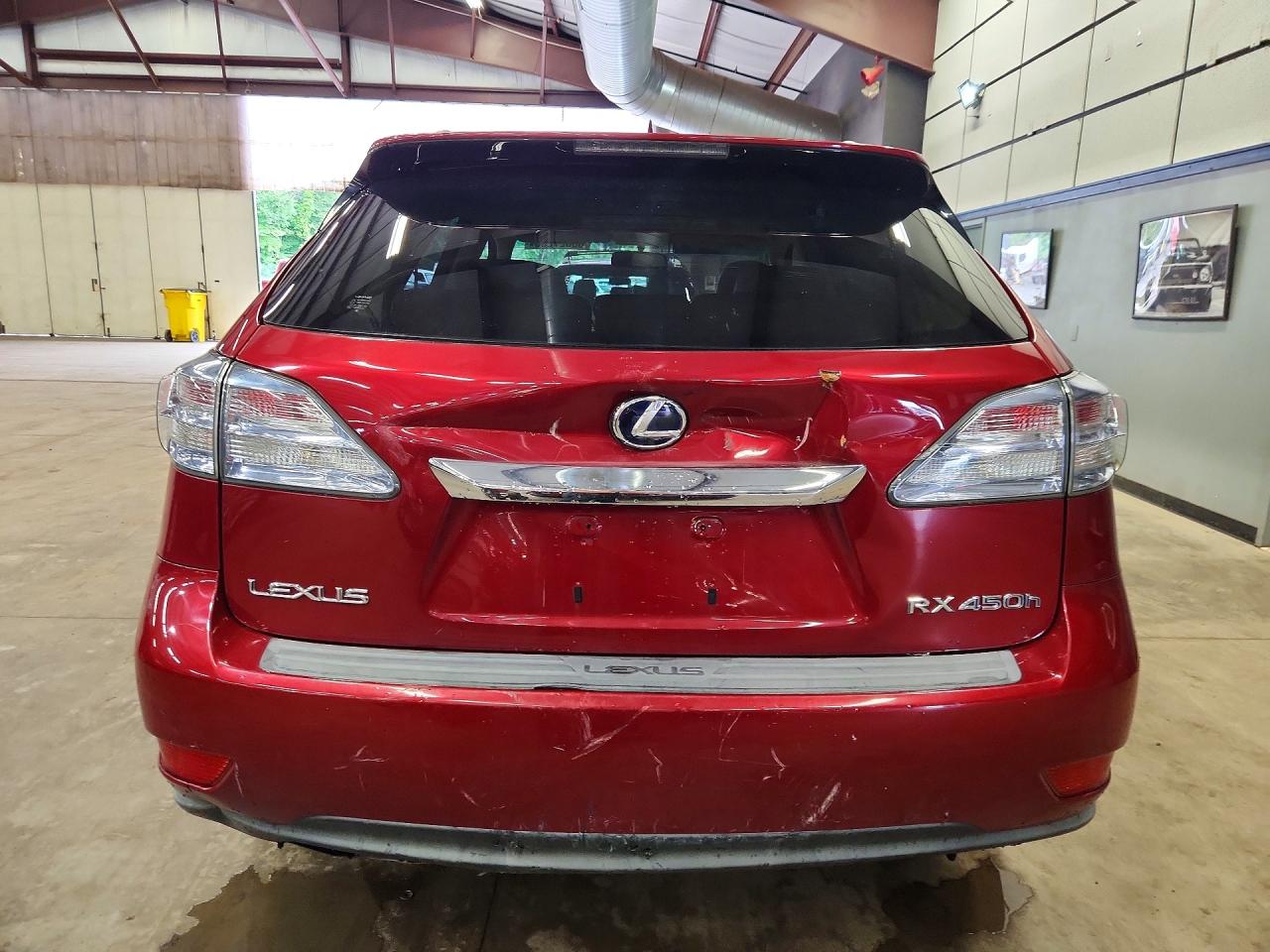 2010 Lexus Rx 450h Red vin: JTJBC1BA0A2024930