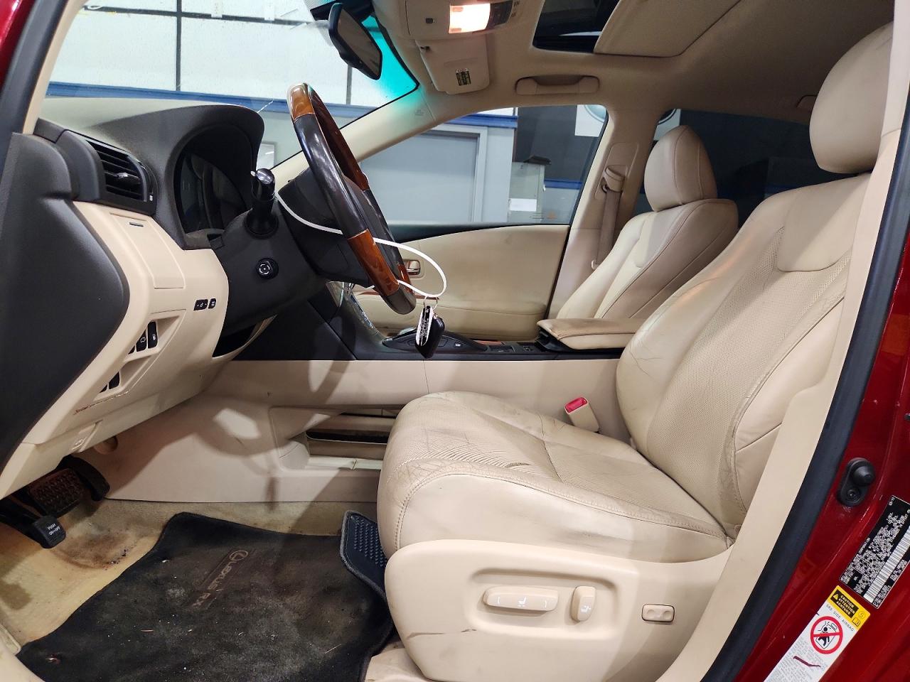 2010 Lexus Rx 450h Red vin: JTJBC1BA0A2024930