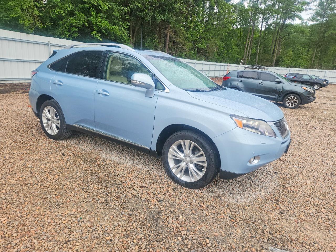 2010 Lexus Rx 450h Blue vin: JTJBC1BA0A2027245