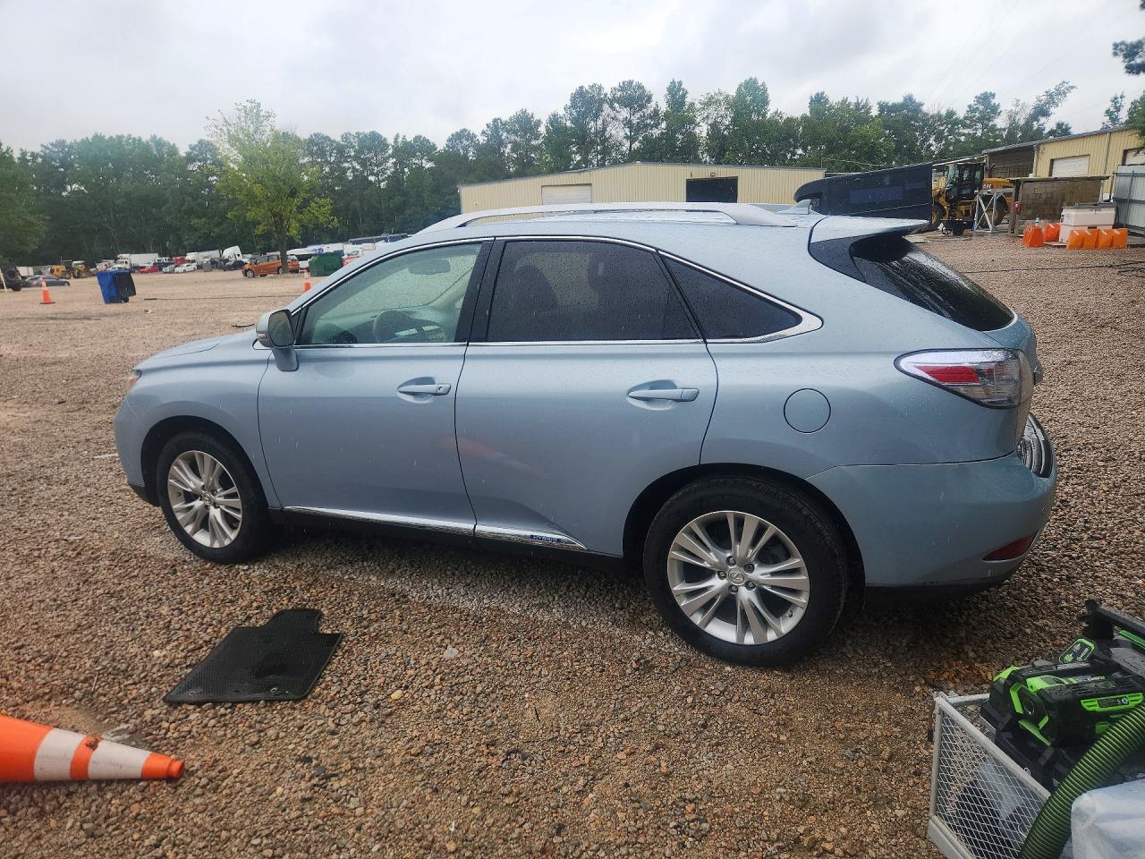 2010 Lexus Rx 450h Blue vin: JTJBC1BA0A2027245