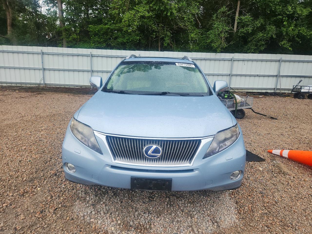 2010 Lexus Rx 450h Blue vin: JTJBC1BA0A2027245