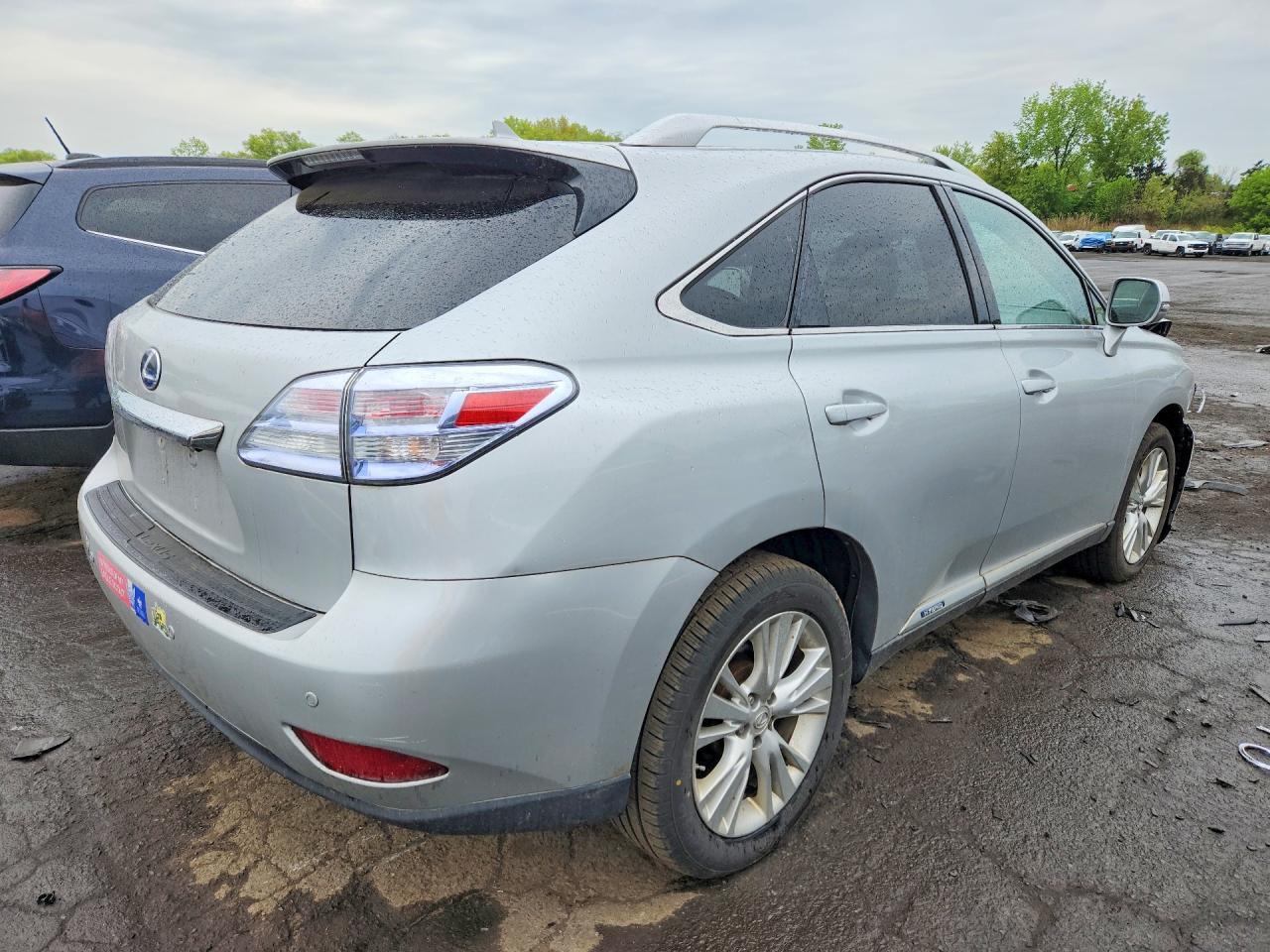 2012 Lexus Rx 450h Silver vin: JTJBC1BA0C2428233
