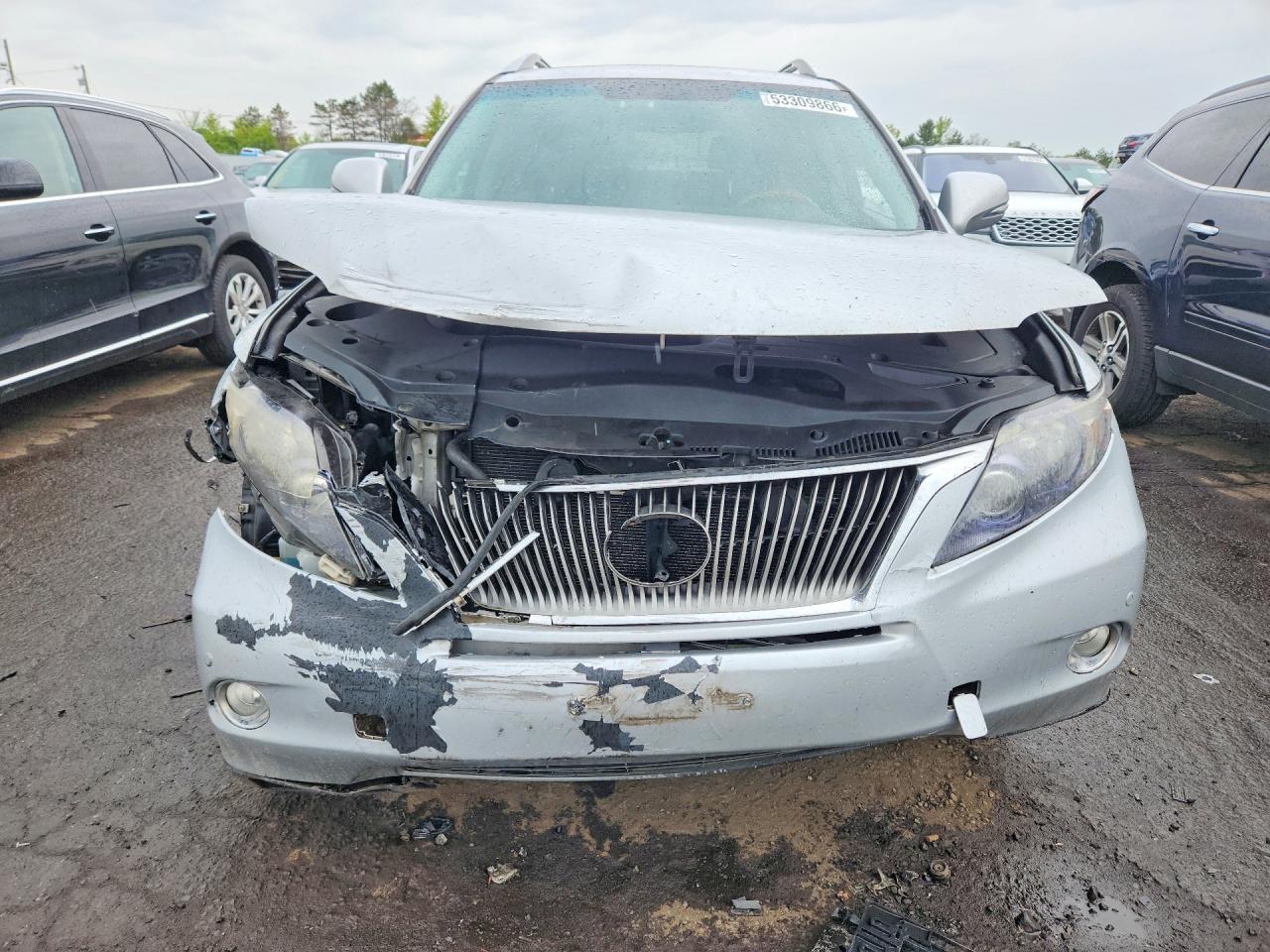 2012 Lexus Rx 450h Silver vin: JTJBC1BA0C2428233
