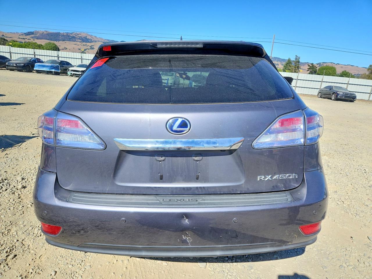 2012 Lexus Rx 450h Gray vin: JTJBC1BA0C2434646
