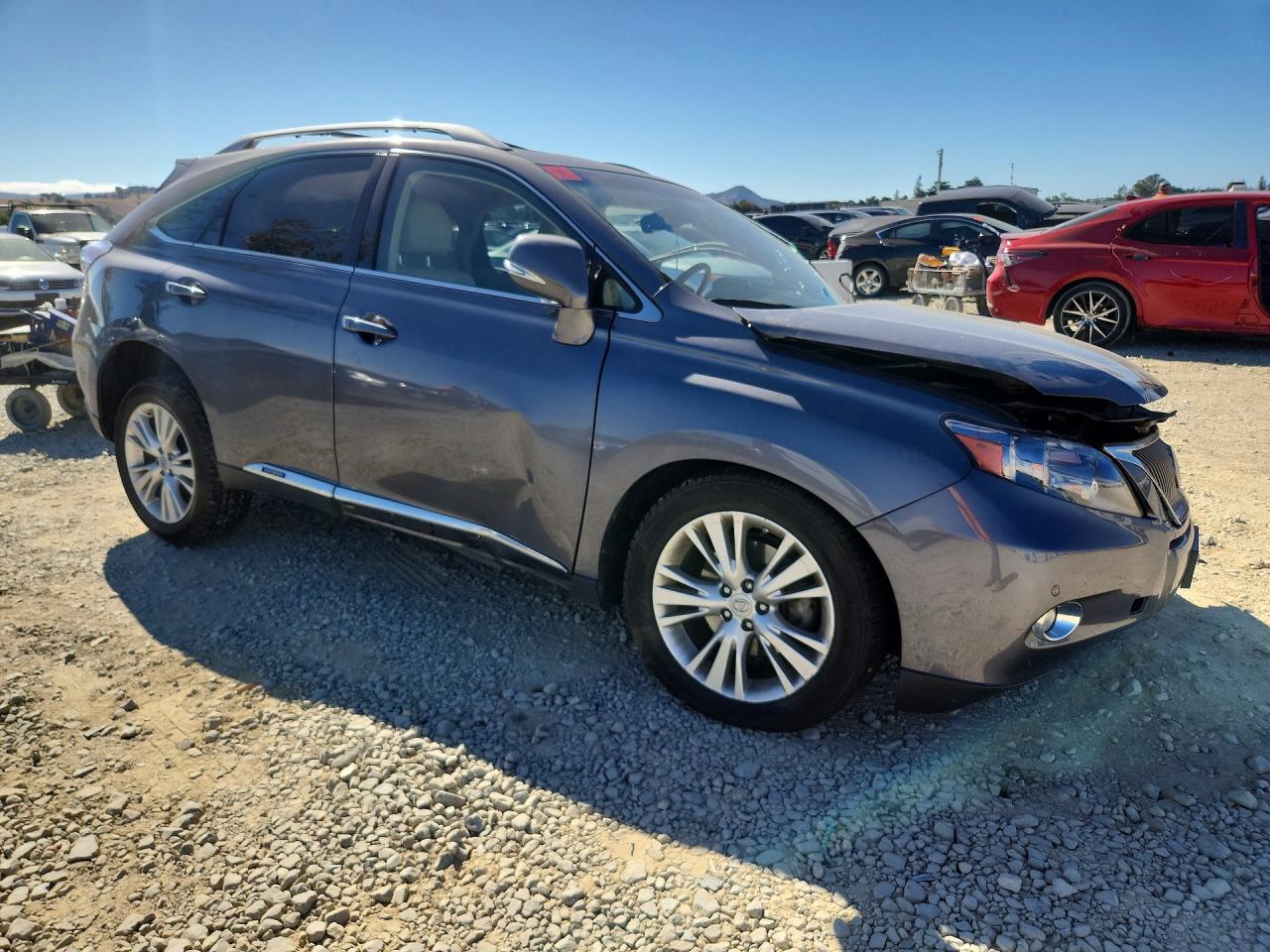 2012 Lexus Rx 450h Gray vin: JTJBC1BA0C2434646