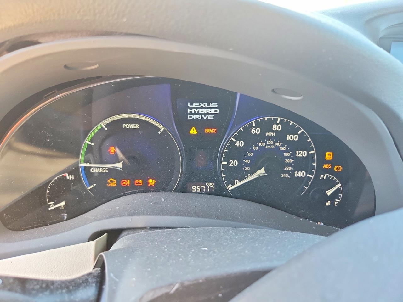 2012 Lexus Rx 450h Gray vin: JTJBC1BA0C2434646
