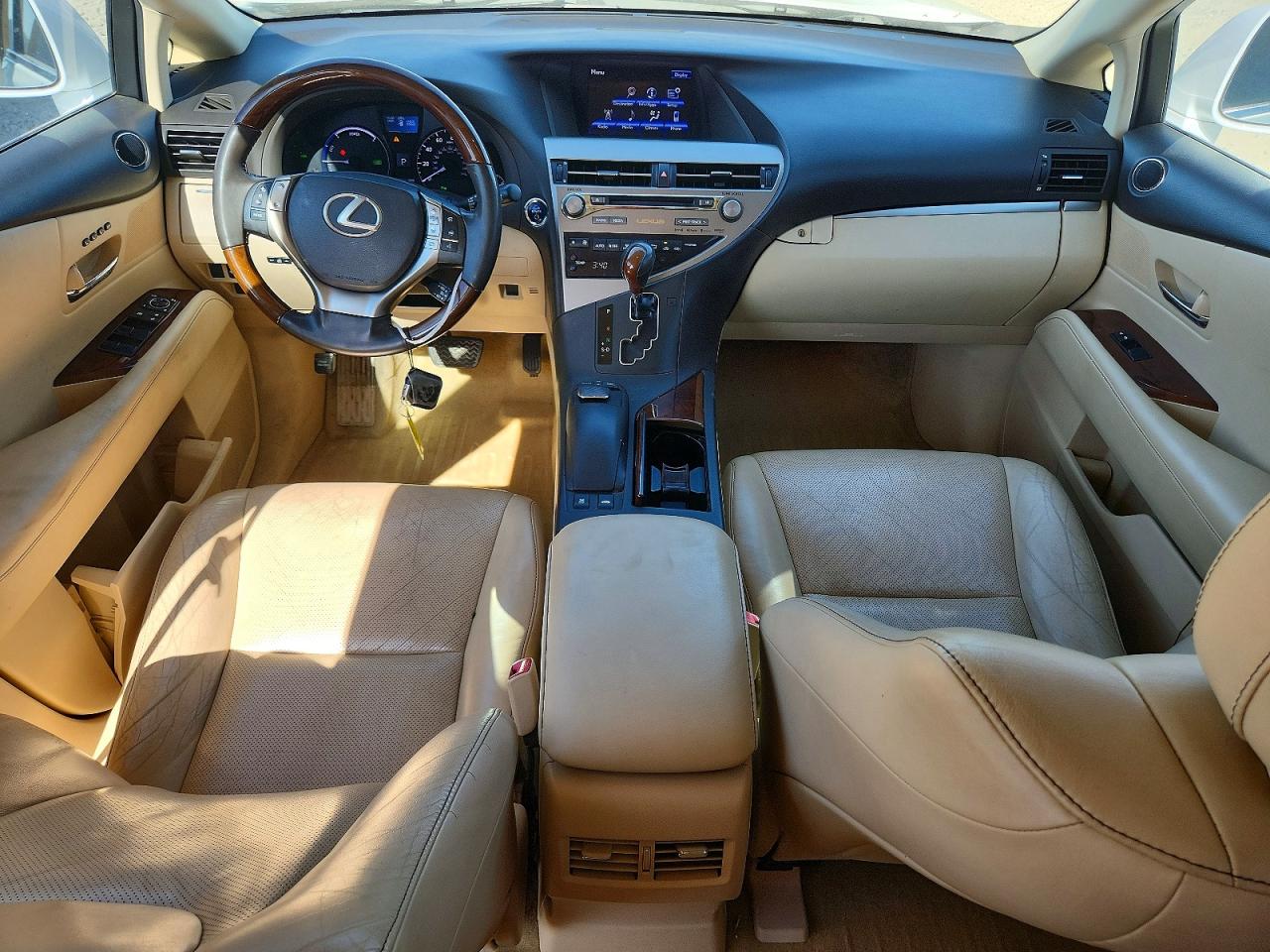 2013 Lexus Rx 450h Белый vin: JTJBC1BA0D2065322