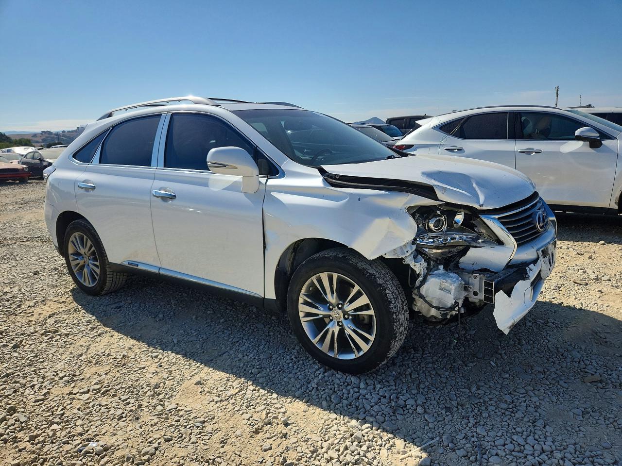 2013 Lexus Rx 450h Белый vin: JTJBC1BA0D2065322