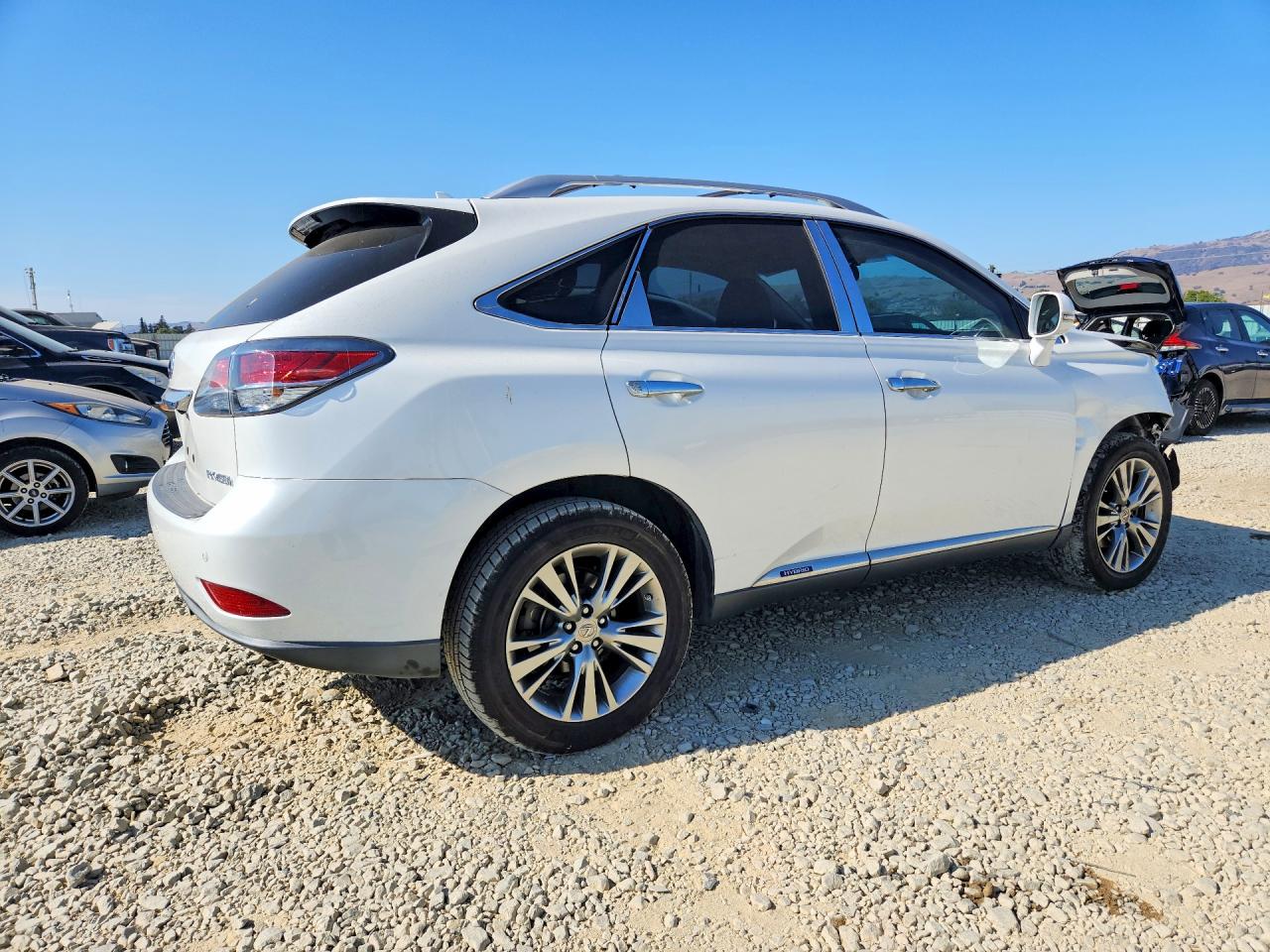 2013 Lexus Rx 450h Белый vin: JTJBC1BA0D2065322