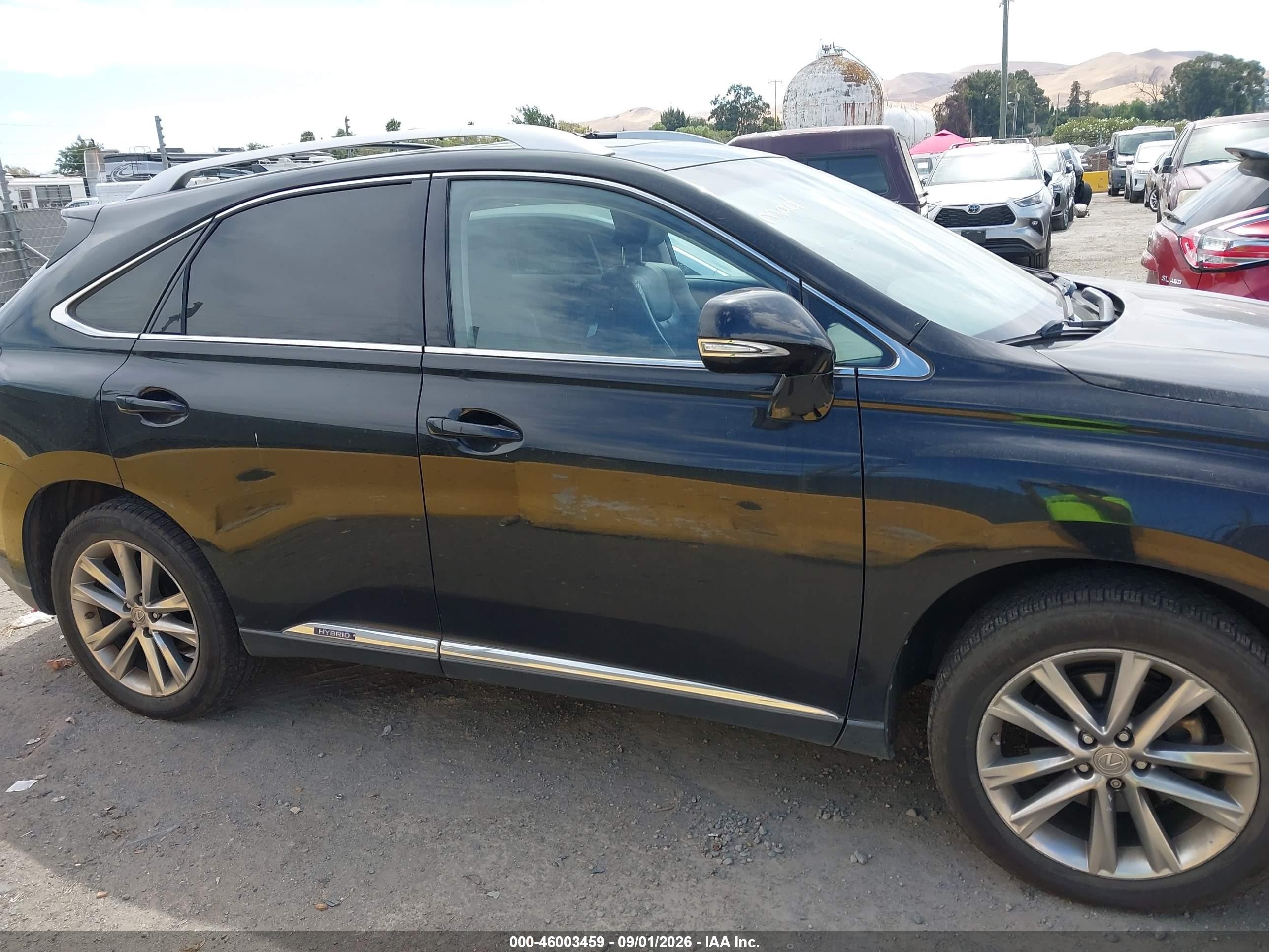 2013 Lexus Rx 450h   Black vin: JTJBC1BA0D2066163