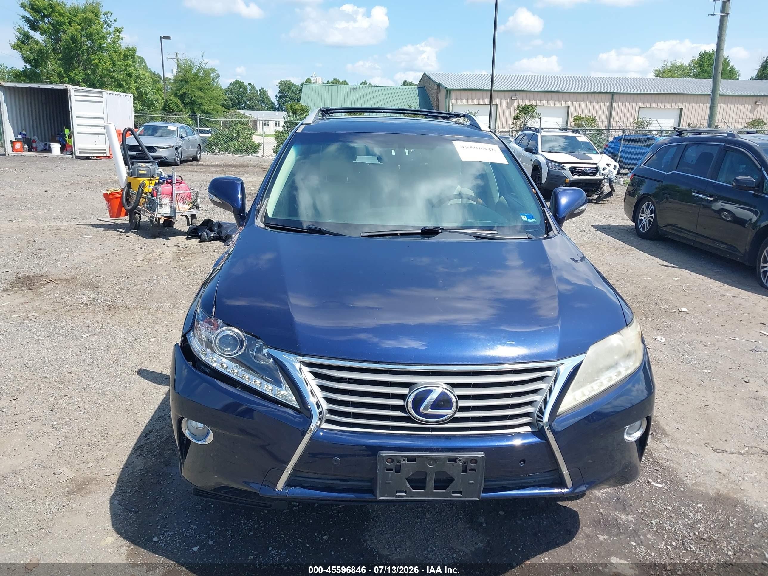 2013 Lexus Rx 450h   Blue vin: JTJBC1BA0D2439234