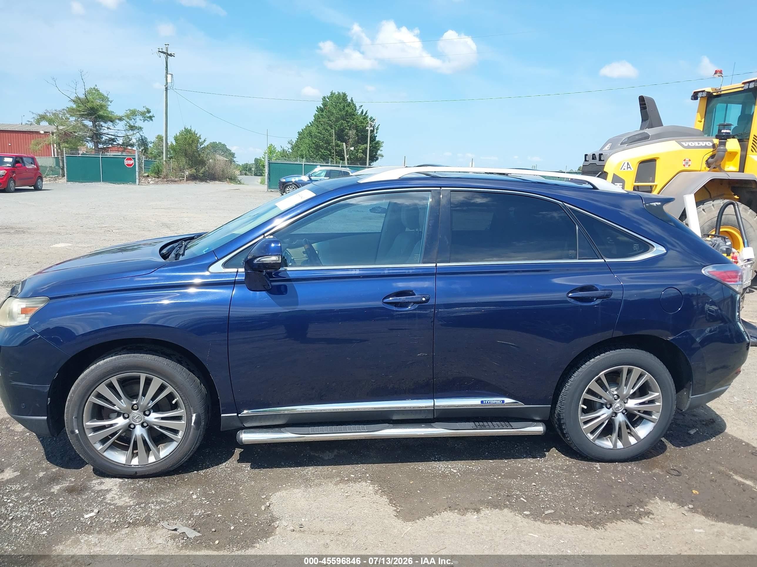 2013 Lexus Rx 450h   Blue vin: JTJBC1BA0D2439234