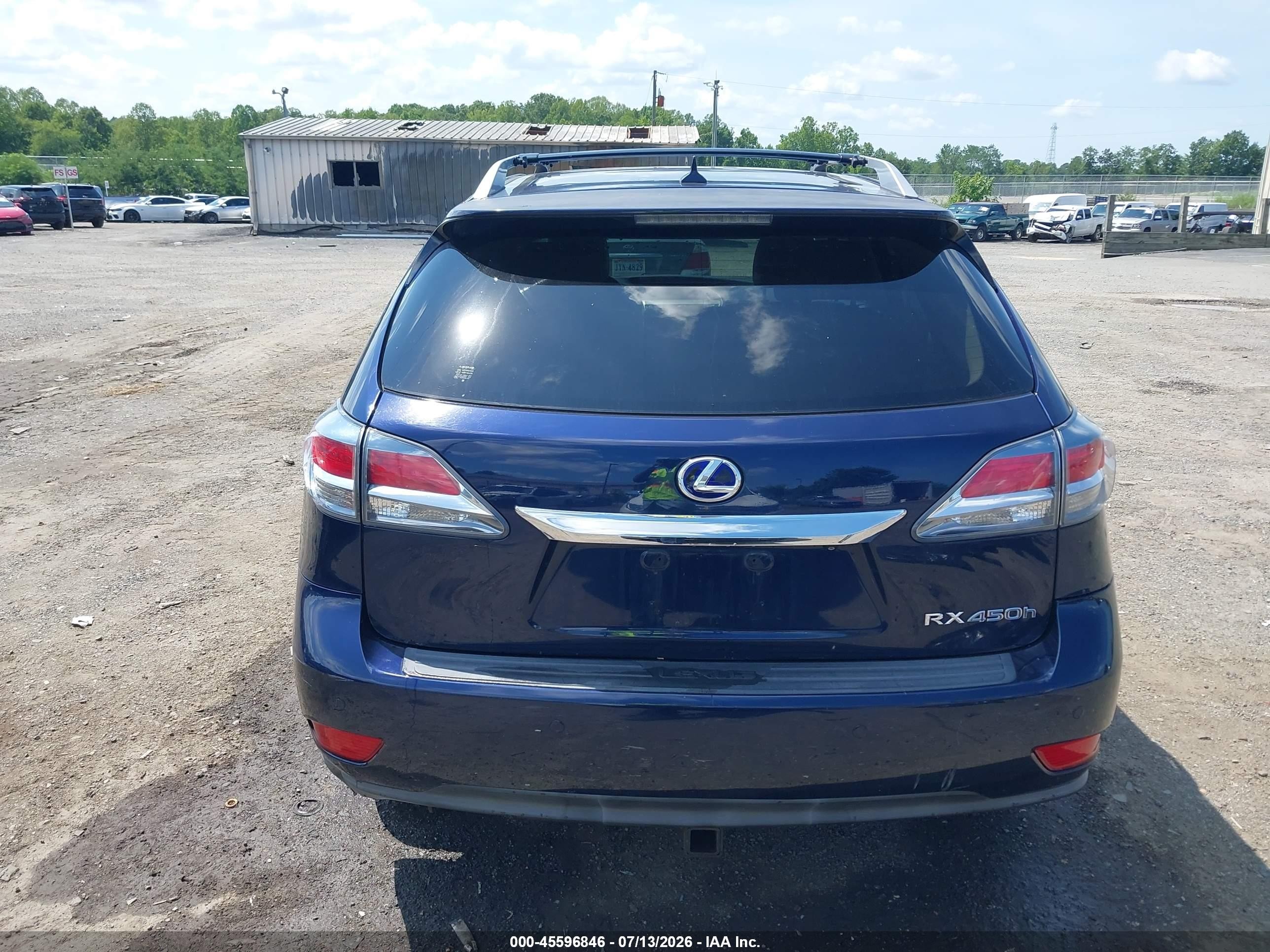 2013 Lexus Rx 450h   Blue vin: JTJBC1BA0D2439234