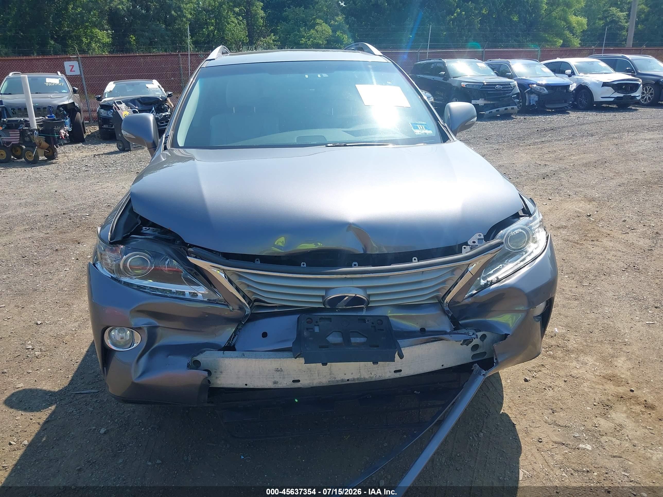 2014 Lexus Rx 450h   Gray vin: JTJBC1BA0E2069551