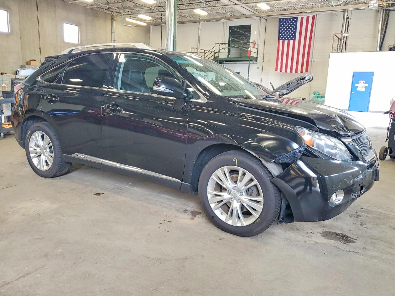 2010 Lexus Rx 450h Black vin: JTJBC1BA1A2005352