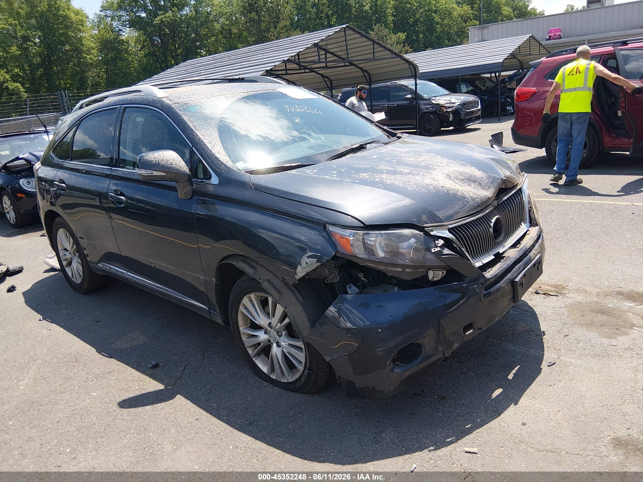 2010 Lexus Rx 450h   Gray vin: JTJBC1BA1A2018537