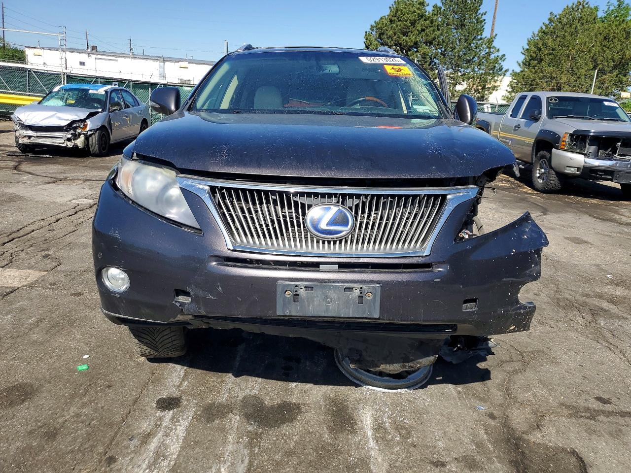 2010 Lexus Rx450 Gray vin: JTJBC1BA1A2022684