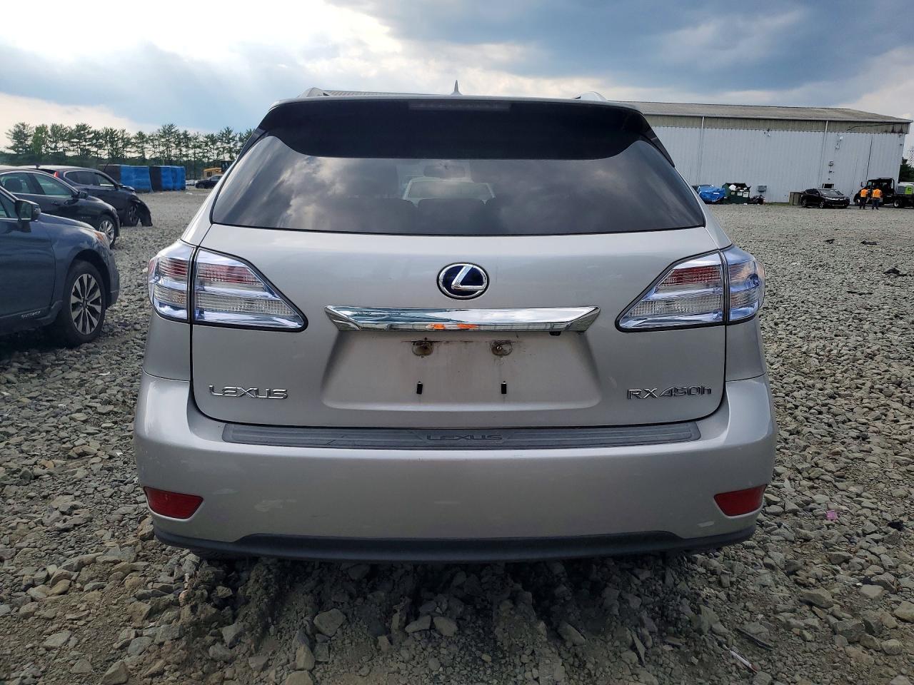 2010 Lexus Rx 450h Silver vin: JTJBC1BA1A2027481