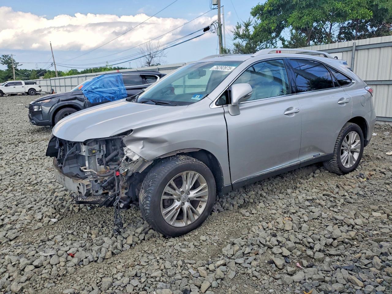 2010 Lexus Rx 450h Silver vin: JTJBC1BA1A2027481