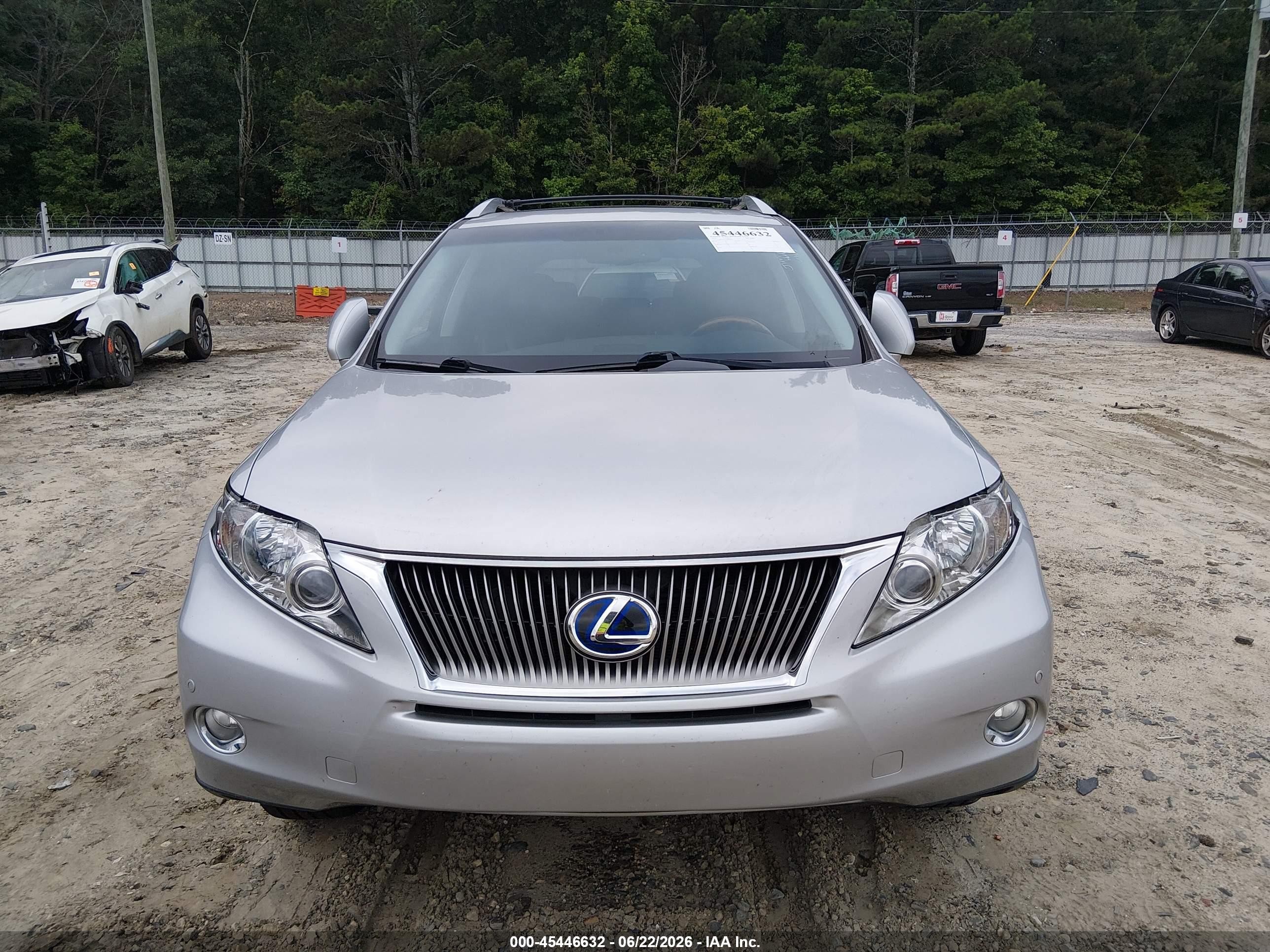 2010 Lexus Rx 450h   Silver vin: JTJBC1BA1A2028307