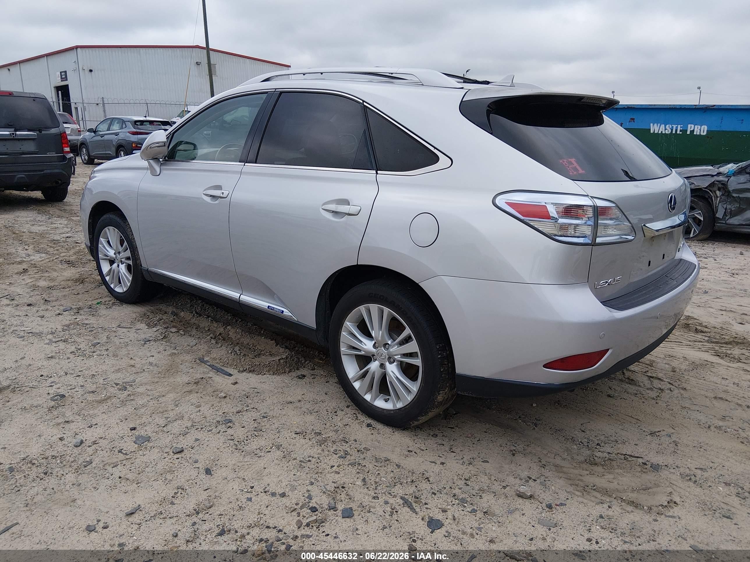 2010 Lexus Rx 450h   Silver vin: JTJBC1BA1A2028307