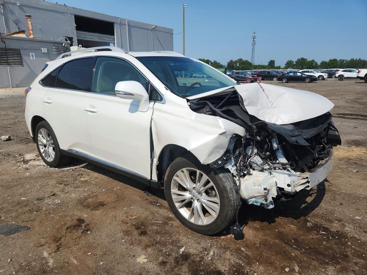 2011 Lexus Rx 450h Белый vin: JTJBC1BA1B2041754