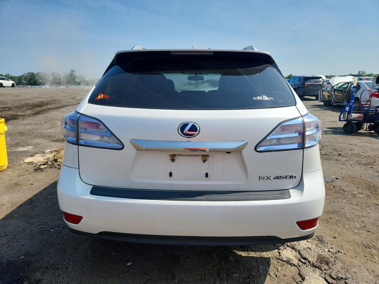 2011 Lexus Rx 450h Белый vin: JTJBC1BA1B2041754
