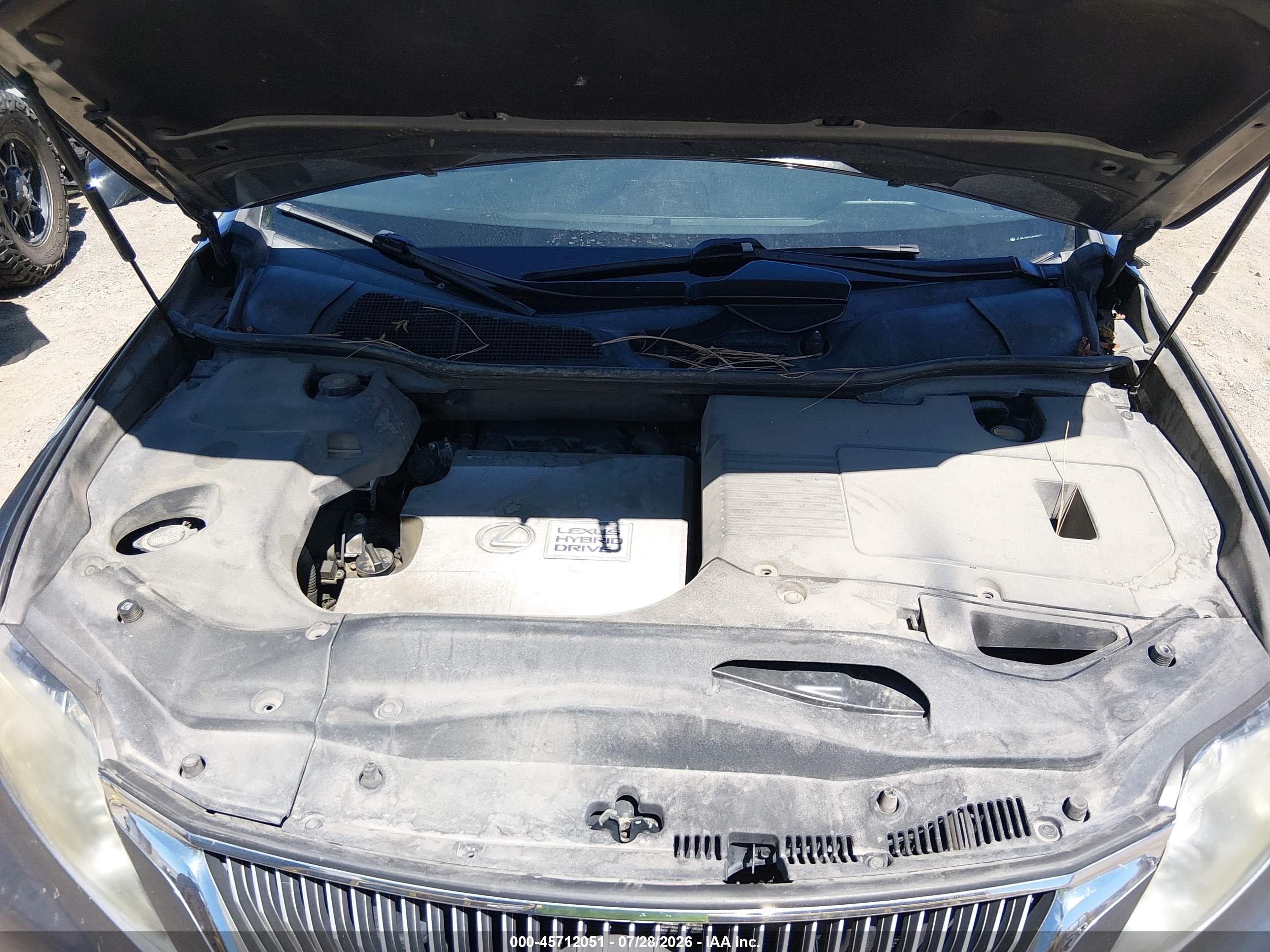 2012 Lexus Rx 450h   Gray vin: JTJBC1BA1C2424319