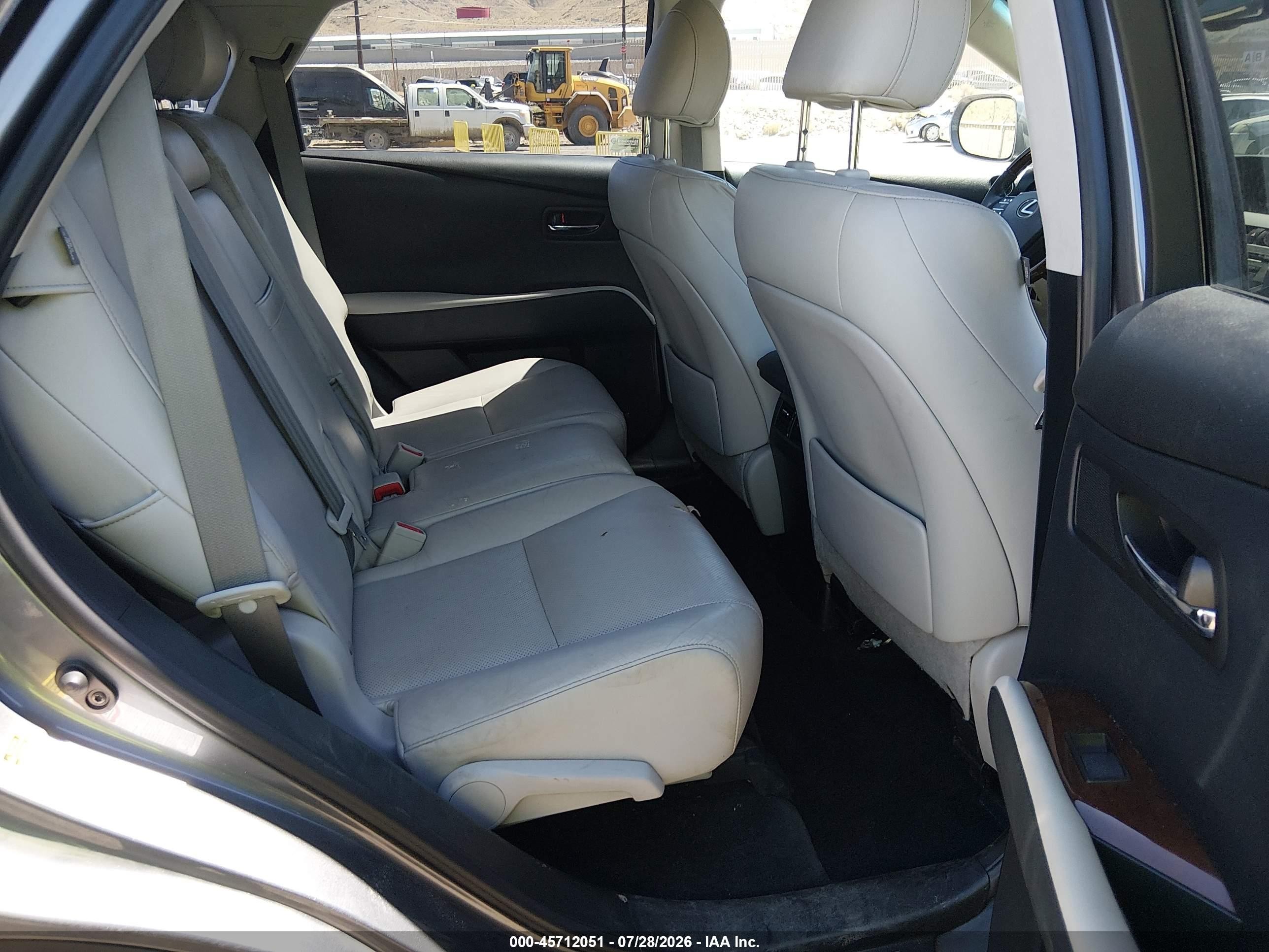 2012 Lexus Rx 450h   Gray vin: JTJBC1BA1C2424319