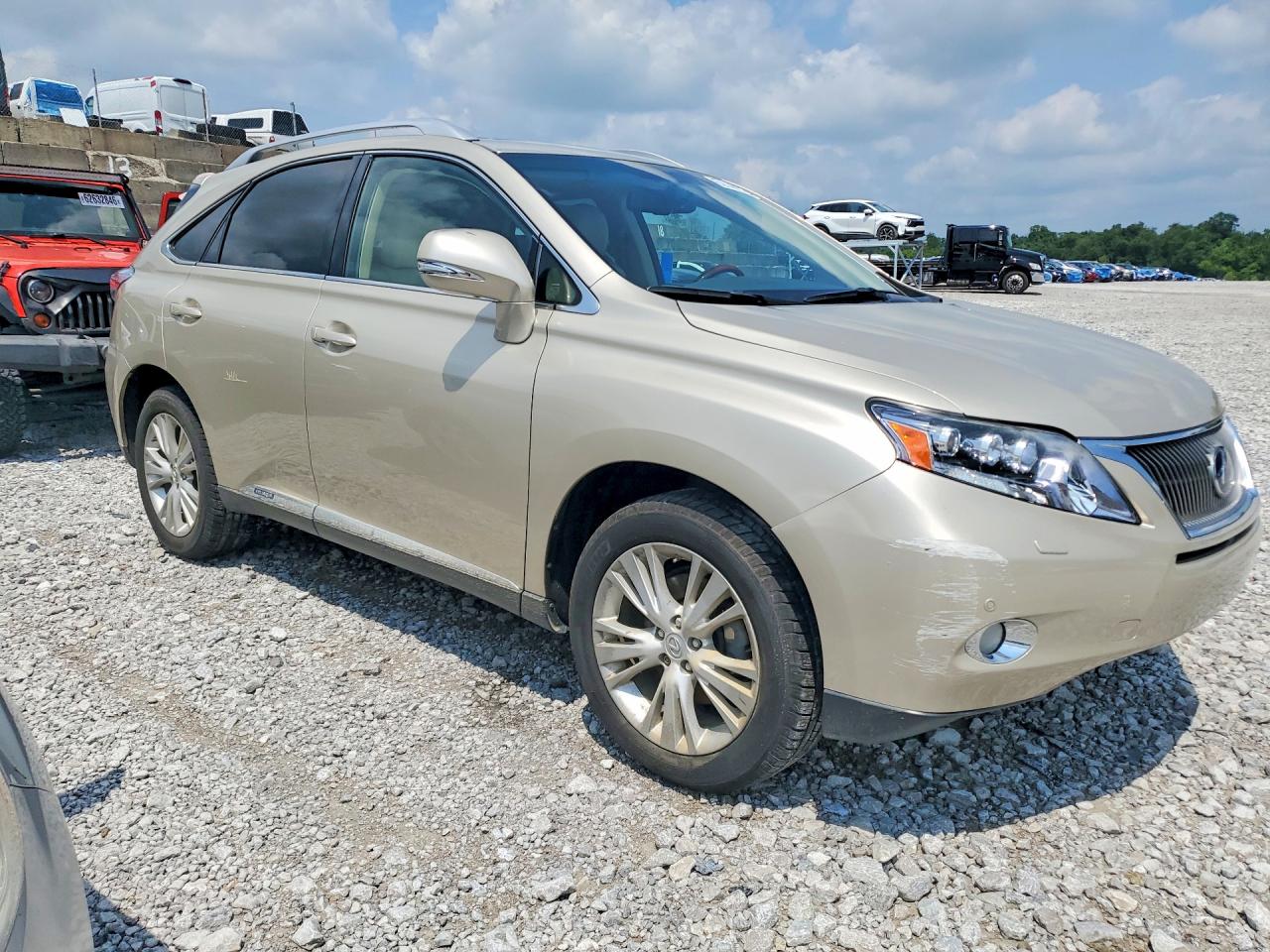 2012 Lexus Rx 450h Beige vin: JTJBC1BA1C2433005