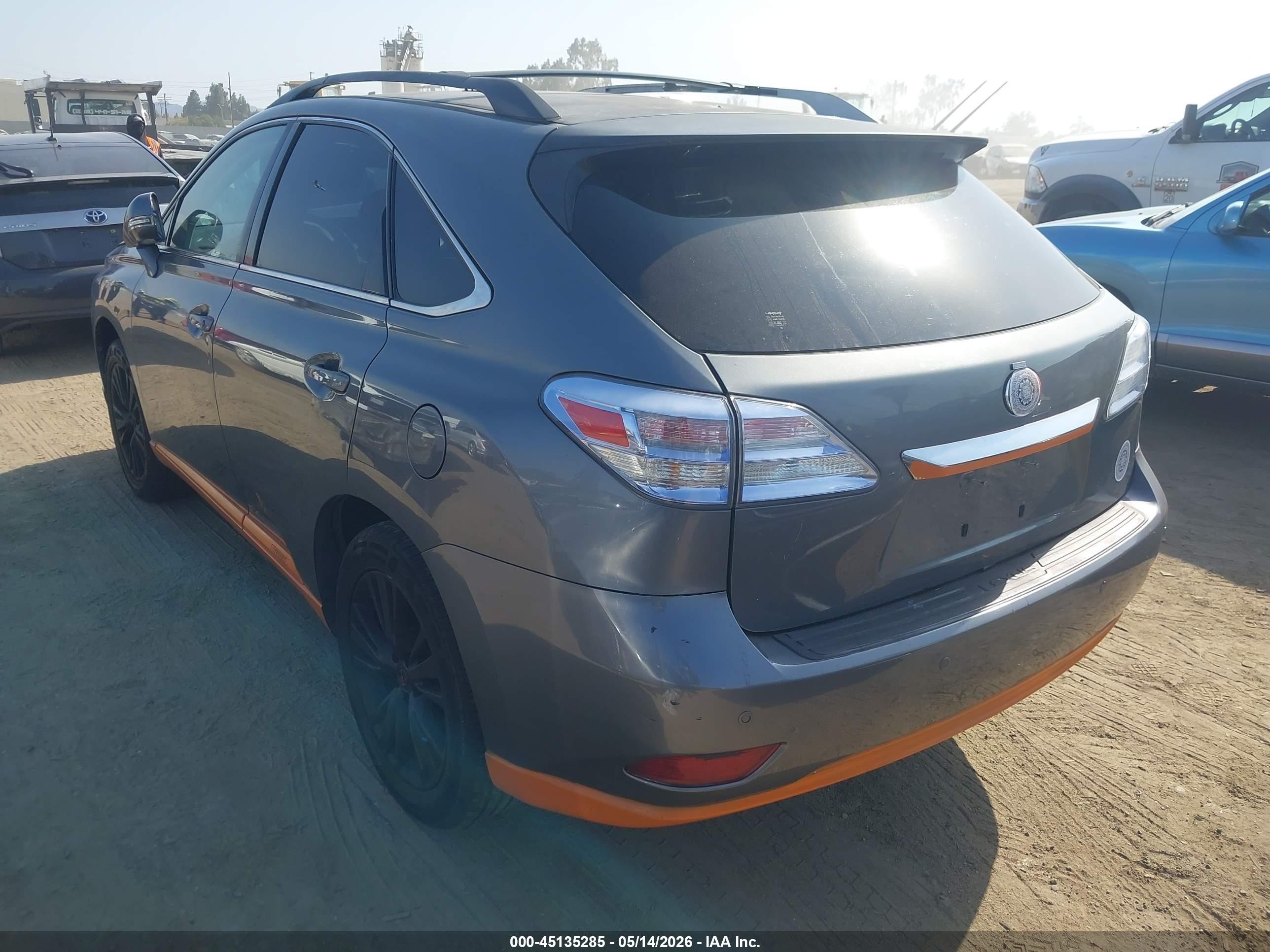 2012 Lexus Rx 450h   Gray vin: JTJBC1BA1C2433053