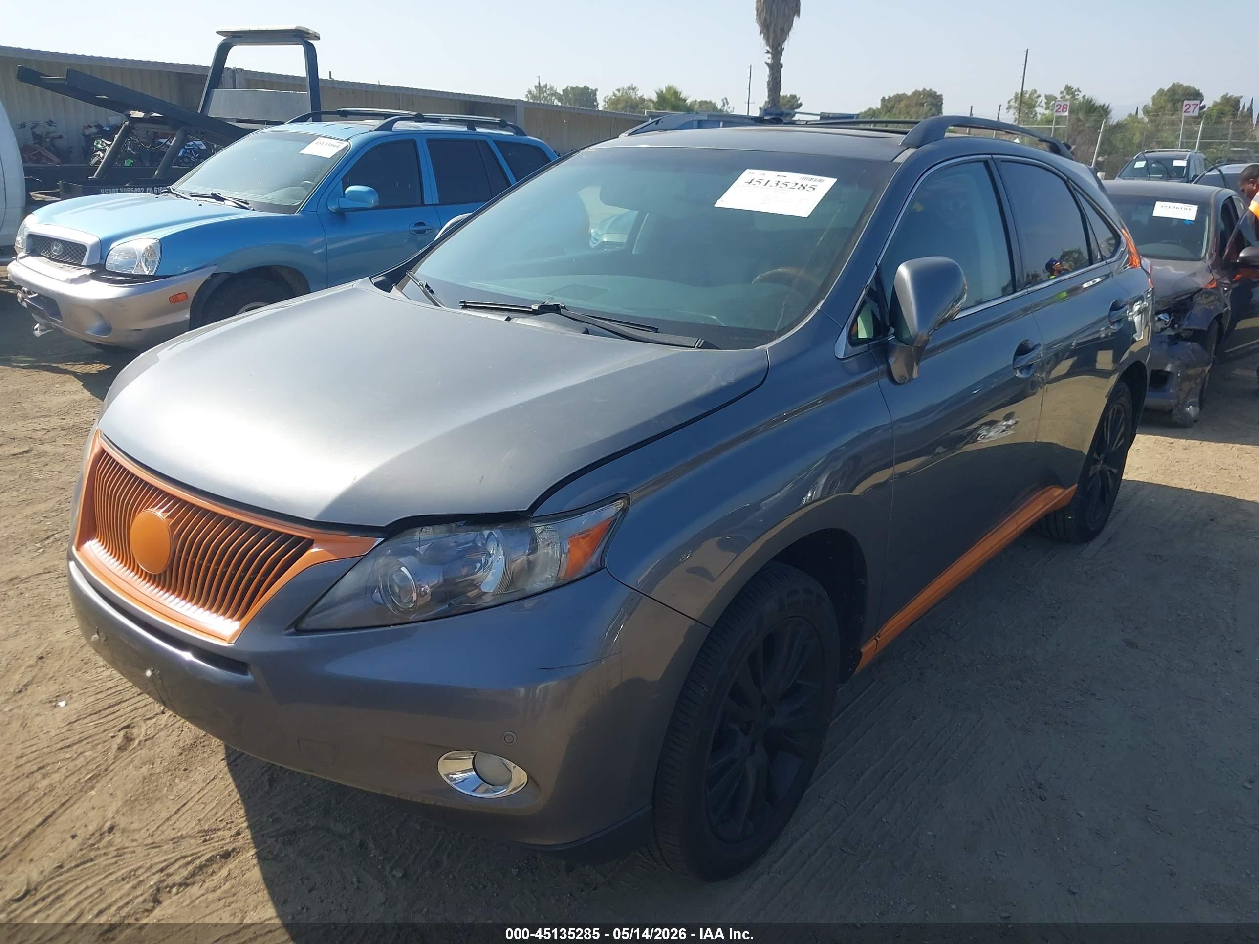 2012 Lexus Rx 450h   Gray vin: JTJBC1BA1C2433053