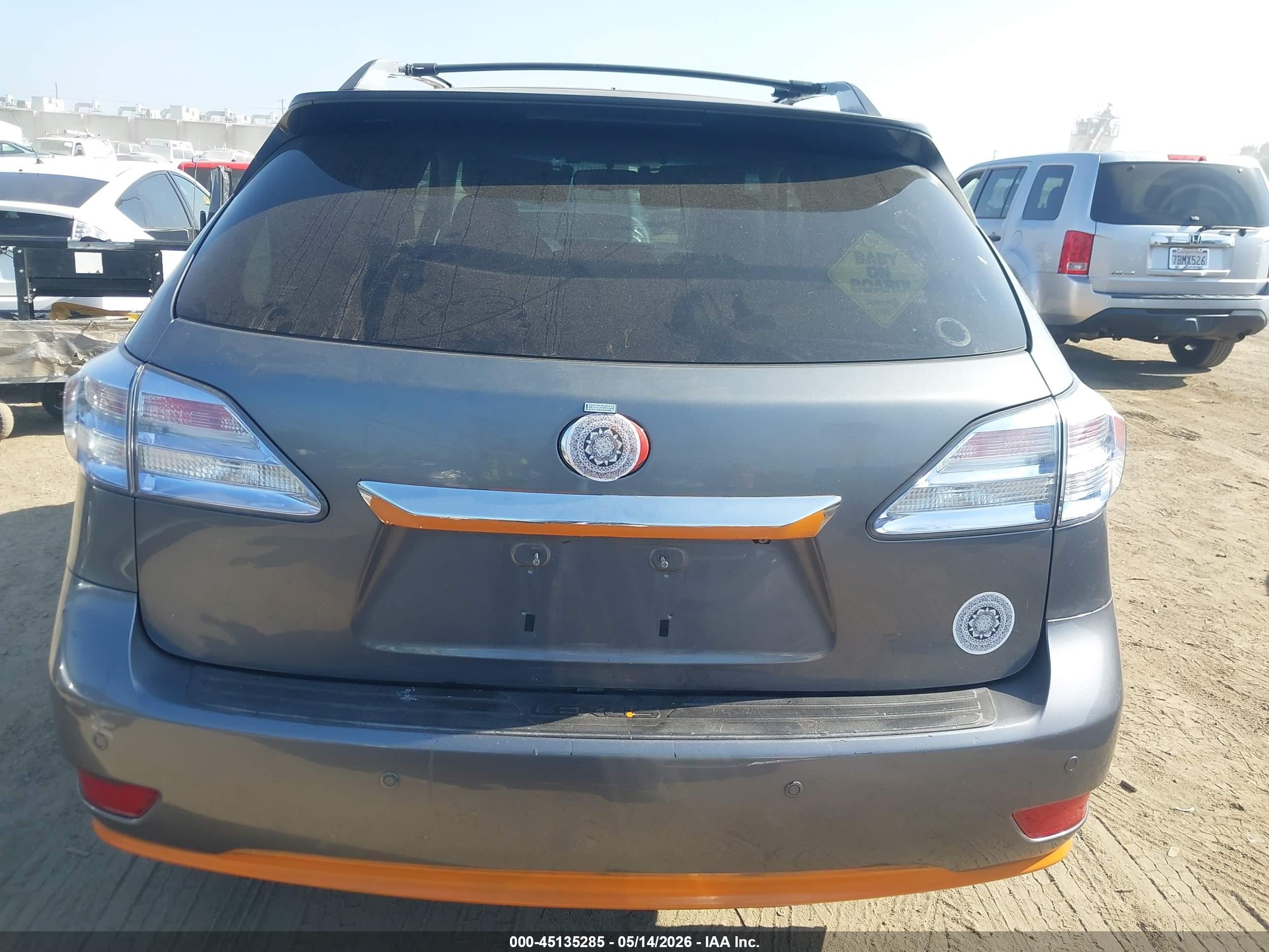 2012 Lexus Rx 450h   Gray vin: JTJBC1BA1C2433053